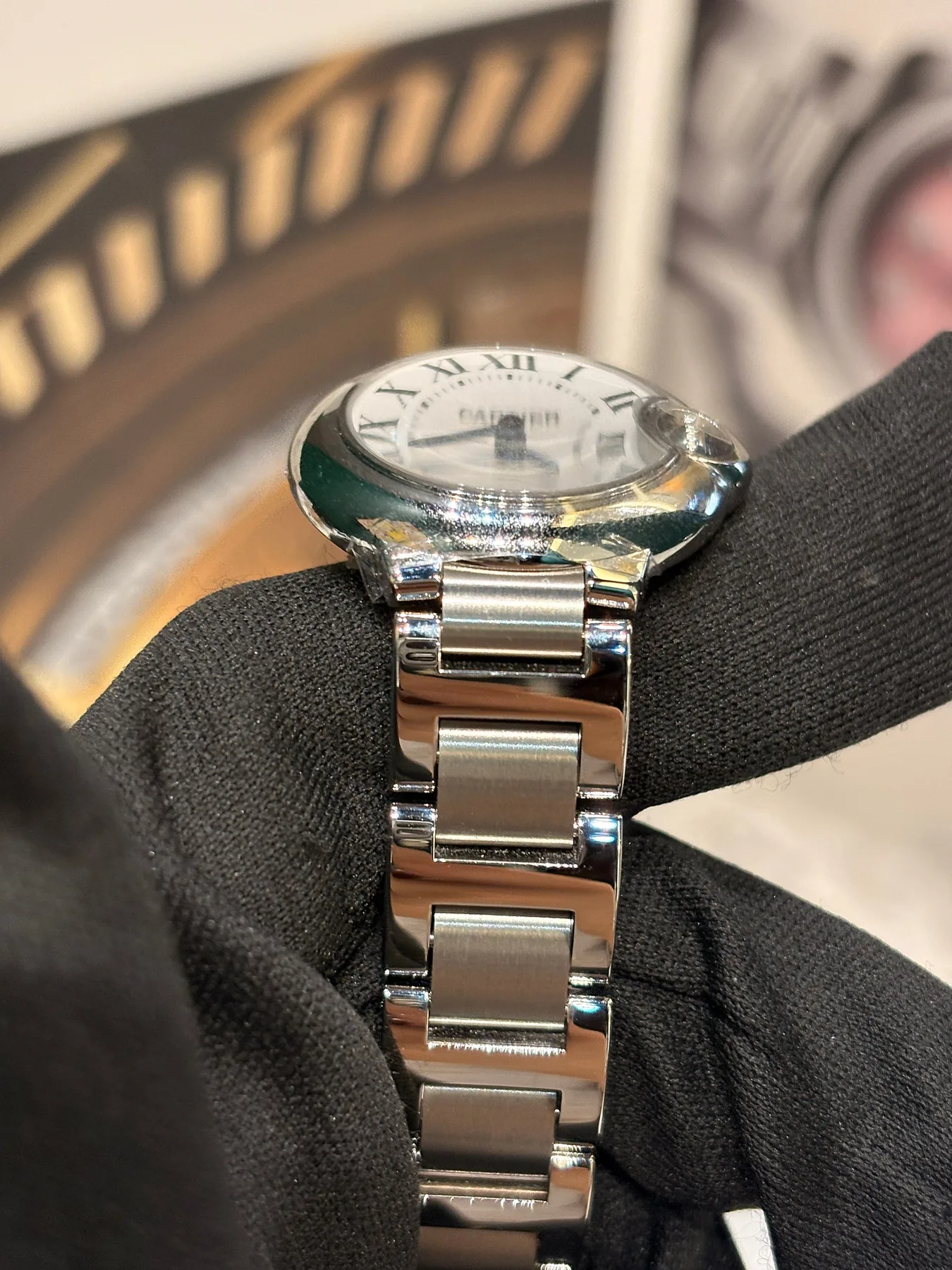 까르띠에 발롱블루 스틸 28mm WSBB0067 2023 사진 3