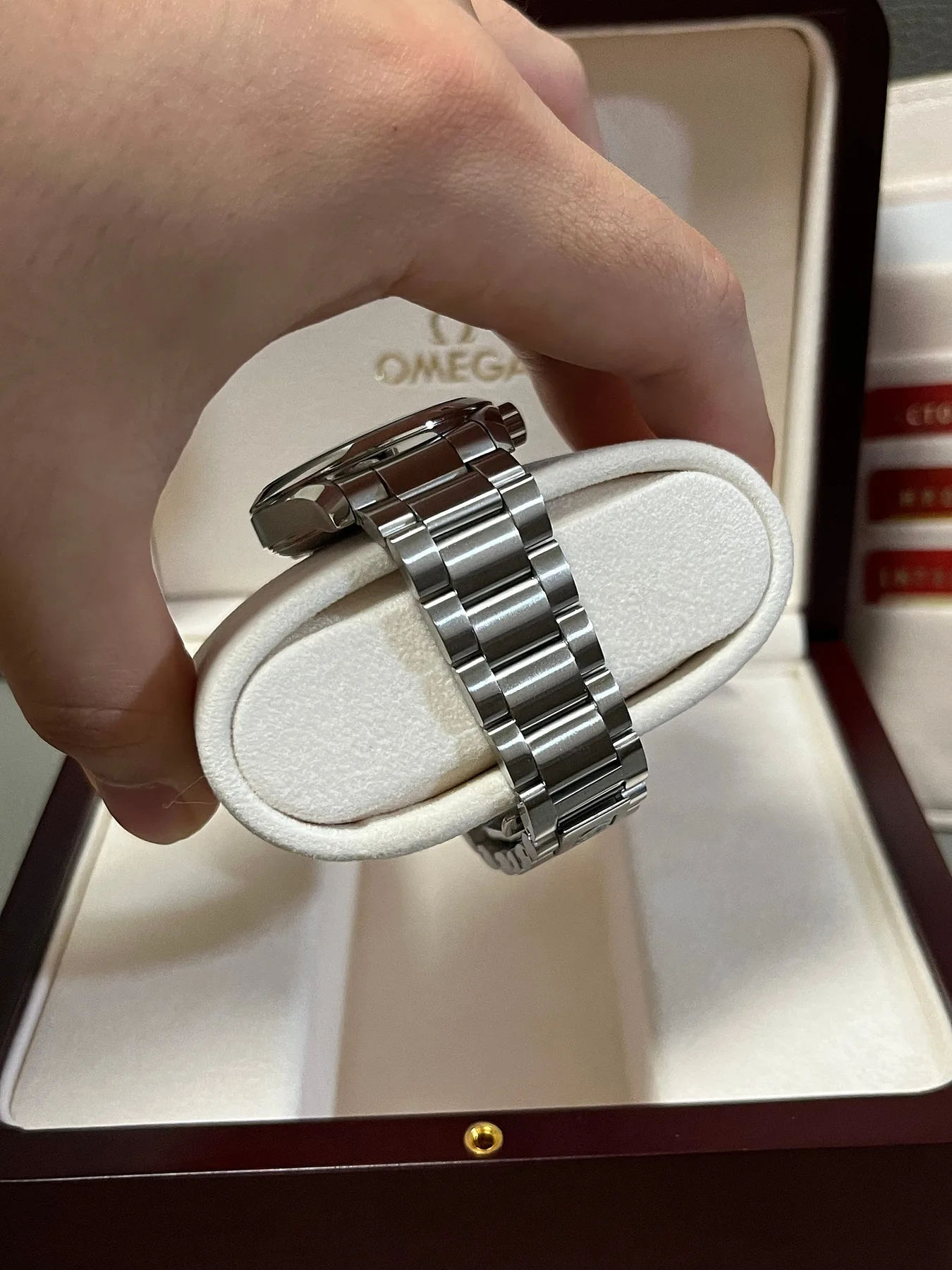 오메가 씨마스터 아쿠아테라 검판 오토 2504.50 사진 3