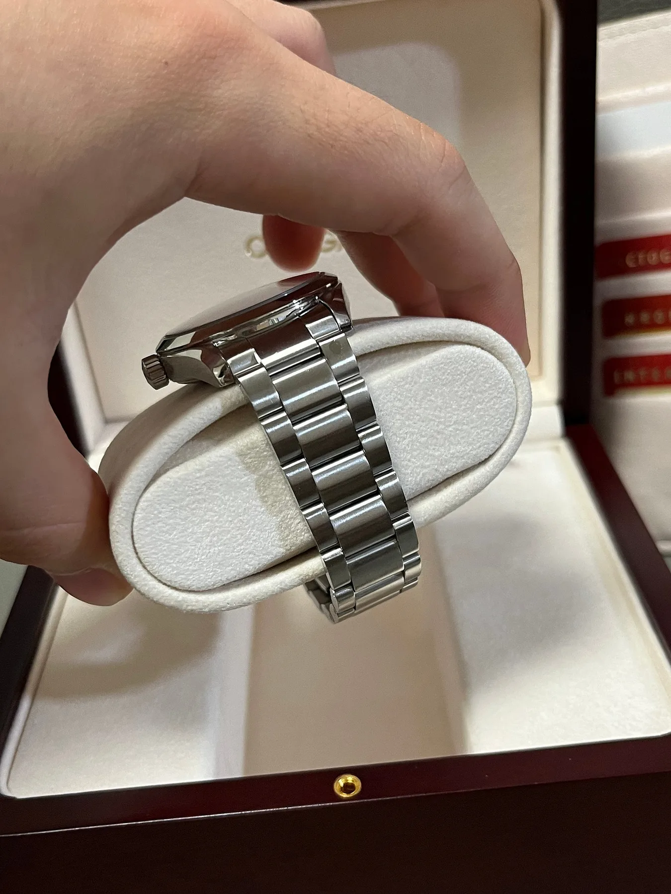 오메가 씨마스터 아쿠아테라 검판 오토 2504.50 사진 4