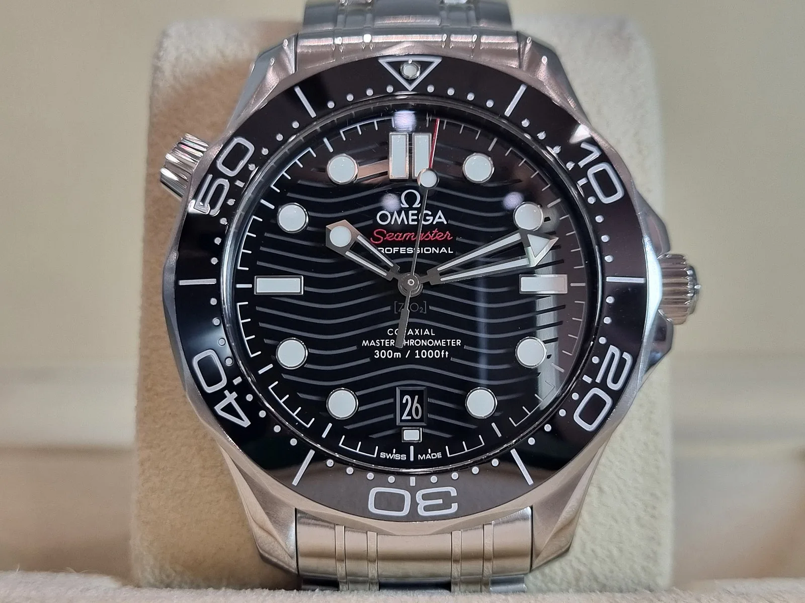 오메가 씨마스터 다이버300 검판 신형 42mm 2019 사진 1