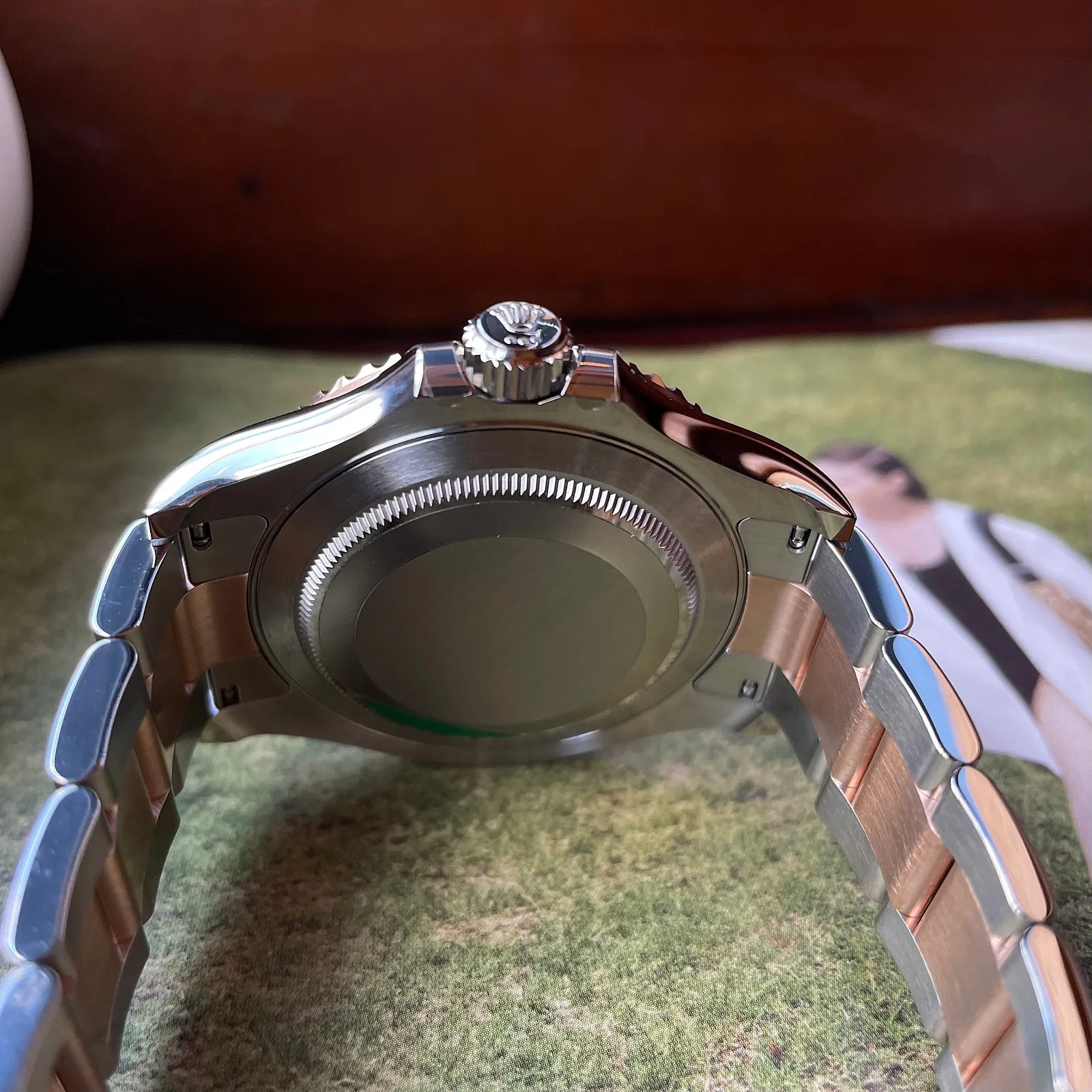 롤렉스 요트마스터1 검판 40mm 로즈골드 콤비 오토매틱 2024 사진 8