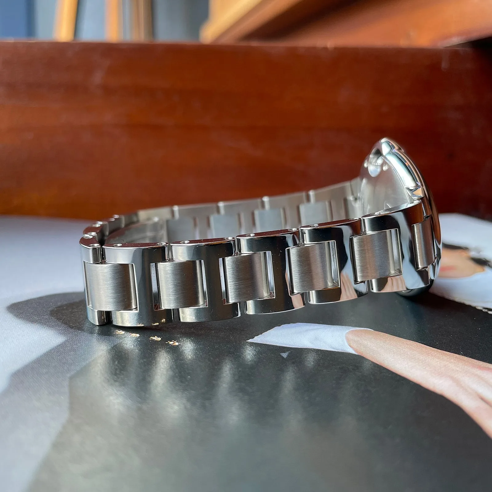 까르띠에 발롱블루 33mm 스틸 오토매틱 2018 사진 5