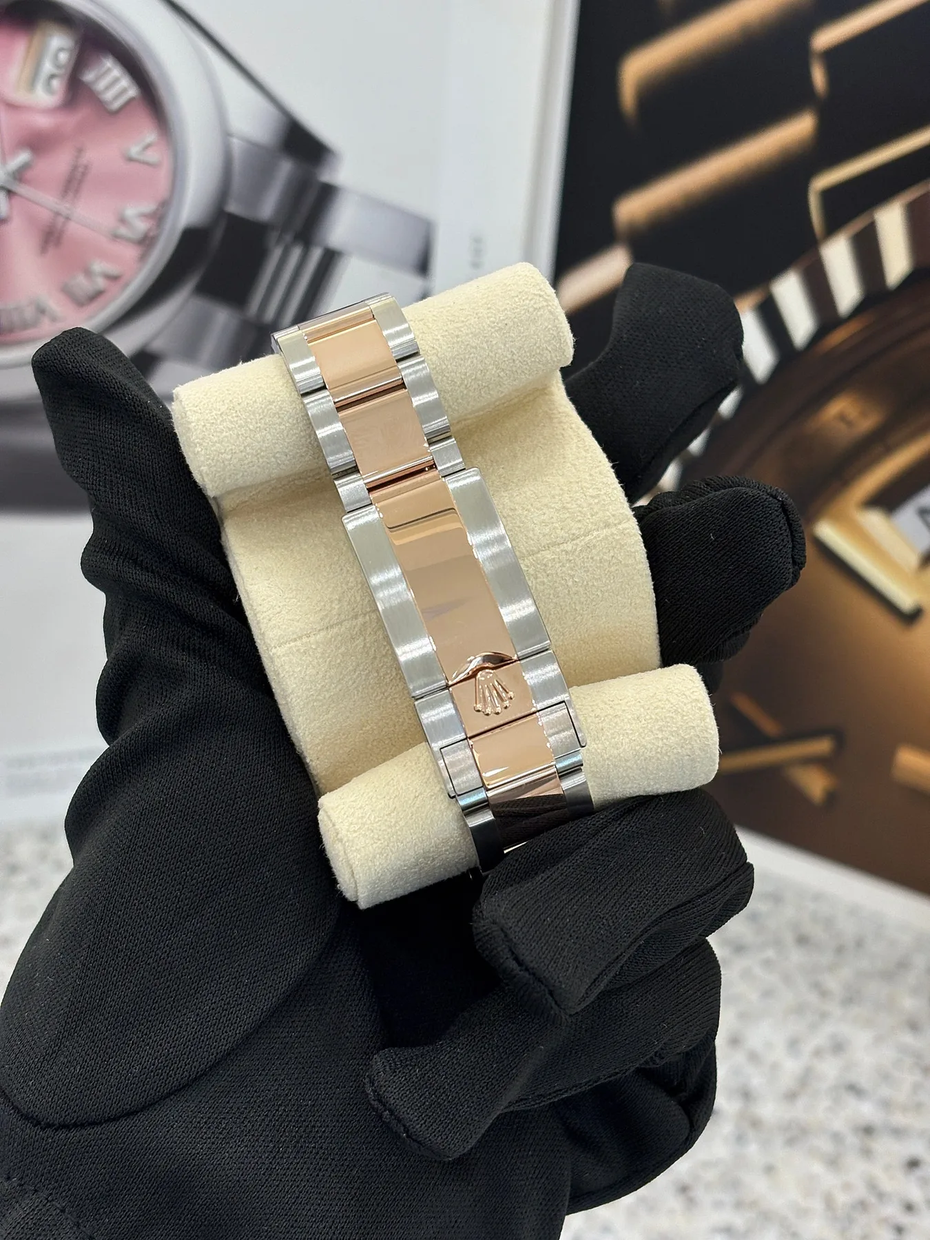 롤렉스 126621 요트마스터 로즈골드 콤비 오이스터 블랙 40mm 2024 사진 7