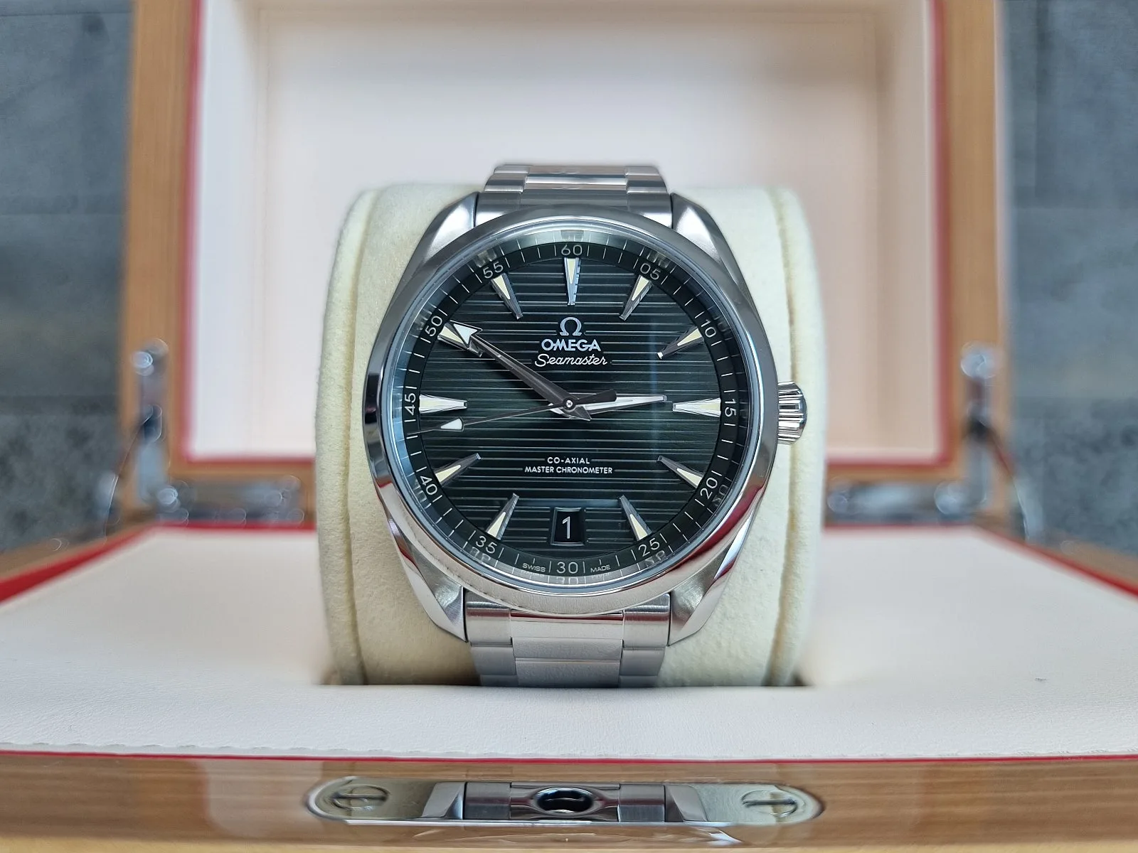 오메가 씨마스터 아쿠아테라 그린 41mm 2022 사진 1