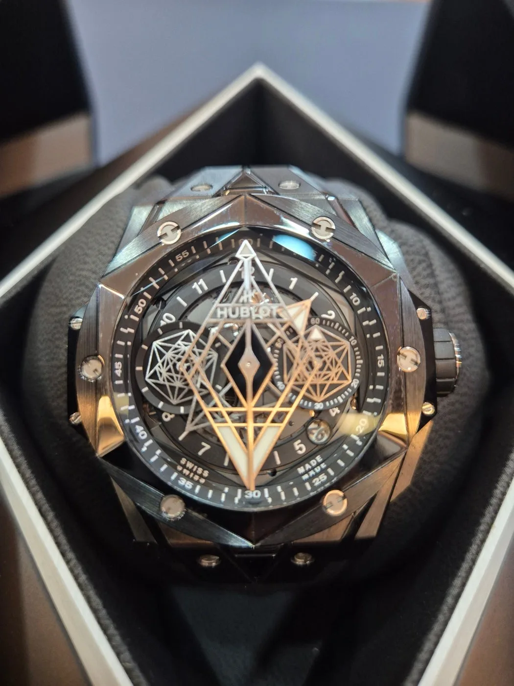 위블로 빅뱅 상블루2 블랙 45mm 2022 사진 1