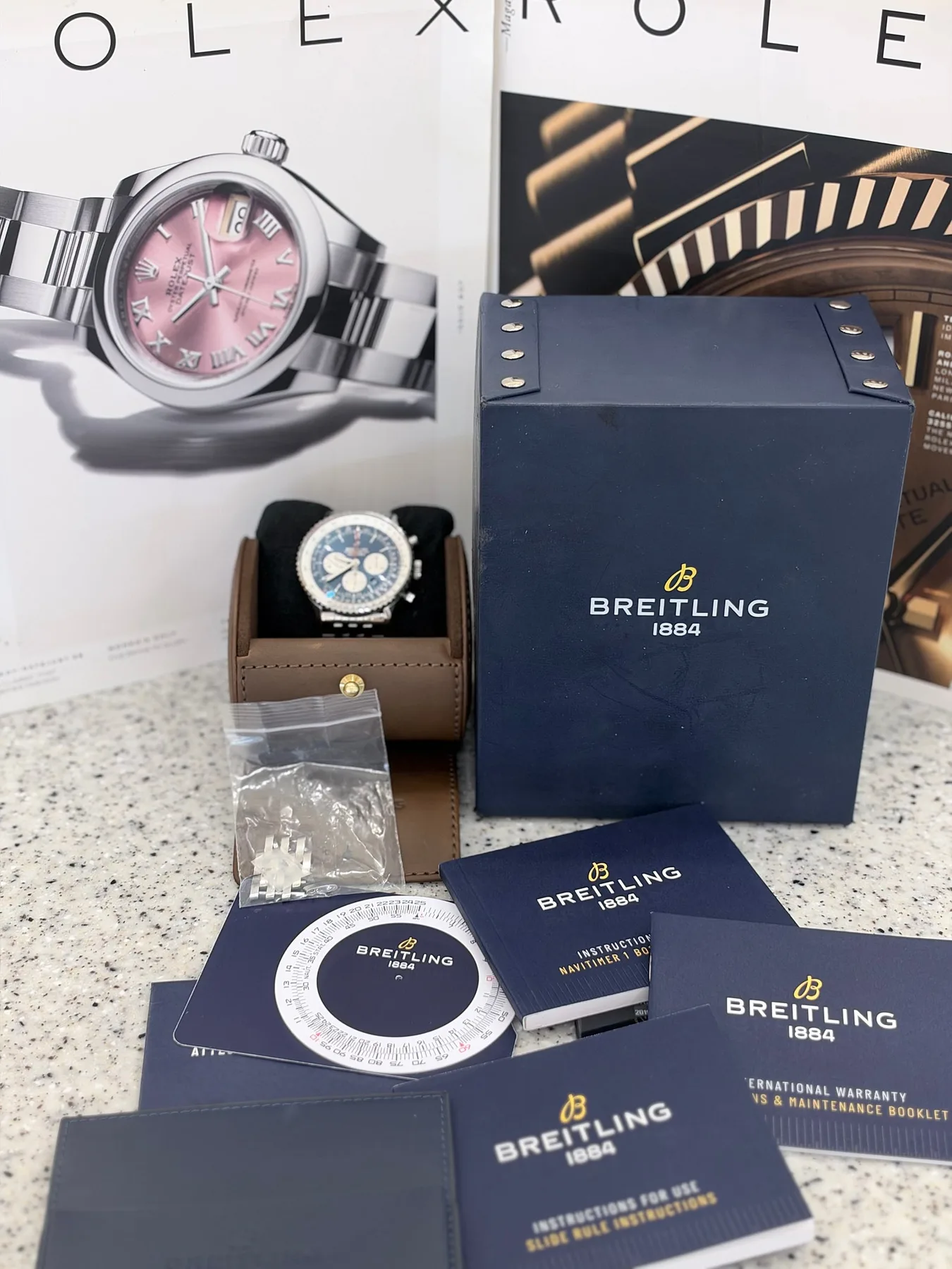 브라이틀링 네비타이머 B01 AB0127211C1A1 2019 사진 1