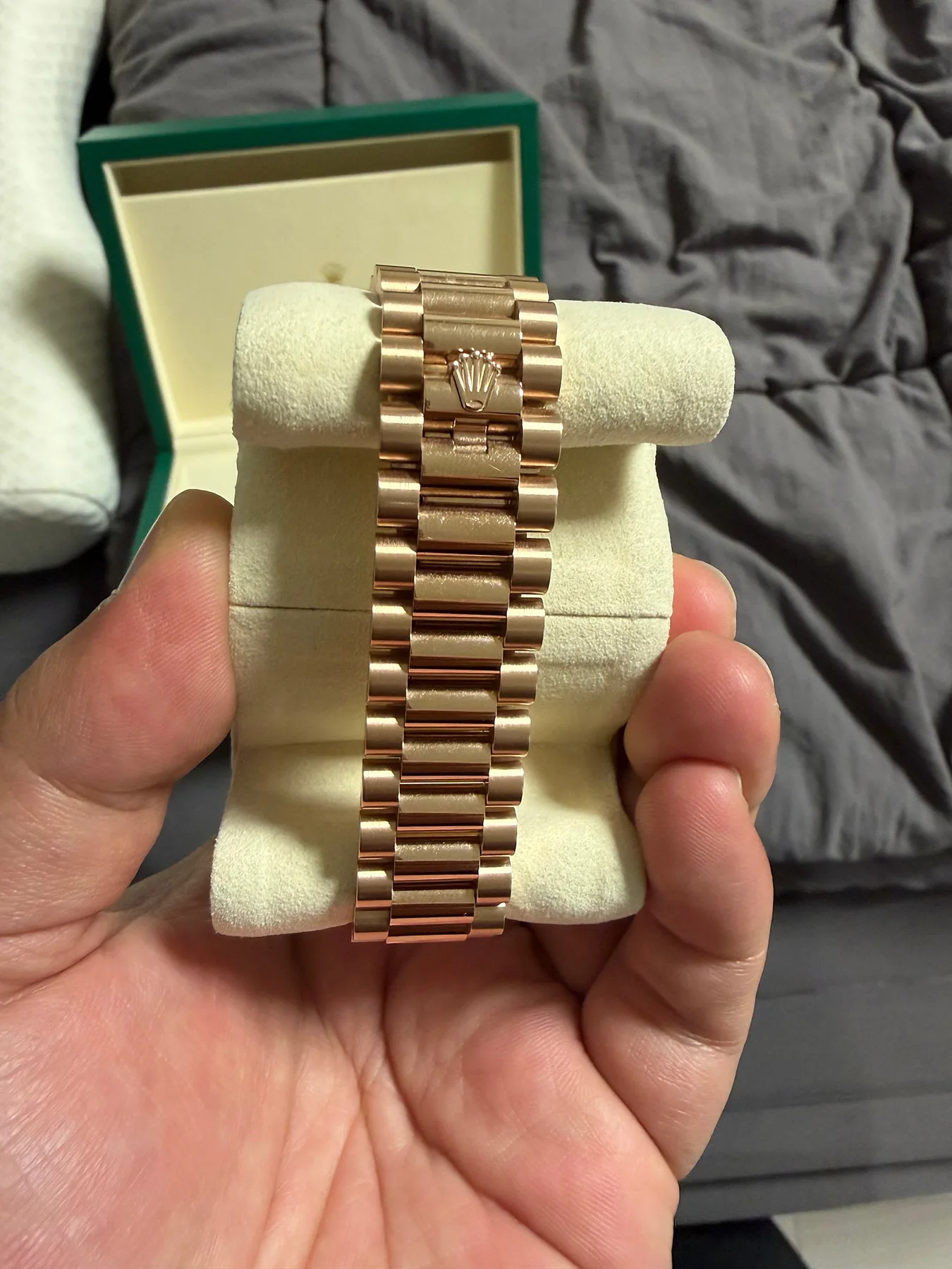 롤렉스 데이데이트 올리브그린 로즈골드 36mm 2025 사진 4