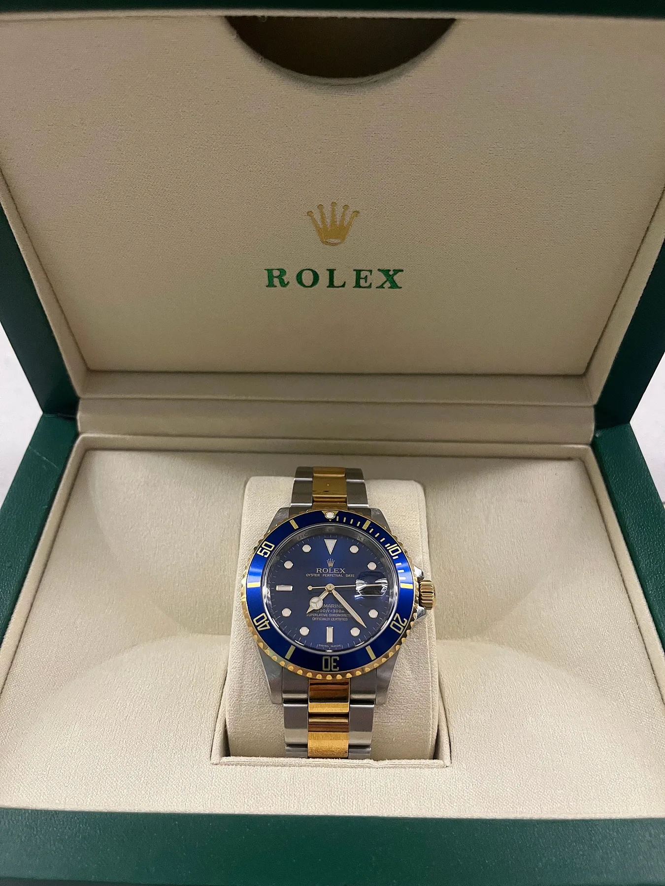 롤렉스 서브마리너 데이트 청콤 40mm 16613LB 2009 사진 4