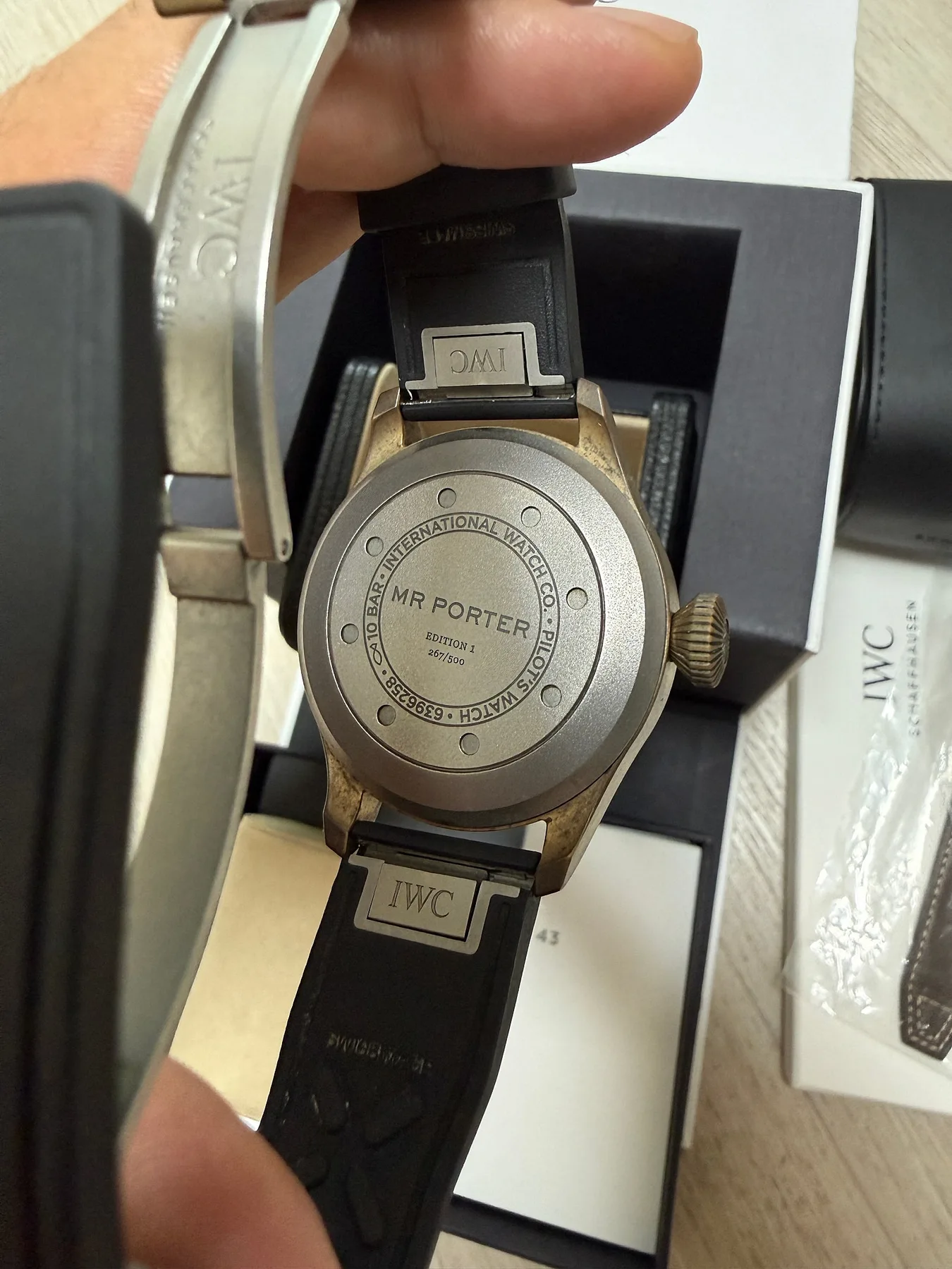 IWC 빅파일럿 43 브론즈 미스터포터 2023 사진 6