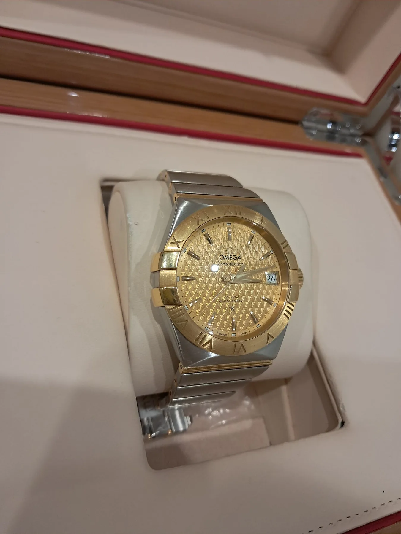 오메가 컨스틸레이션 18k 콤비 사진 2