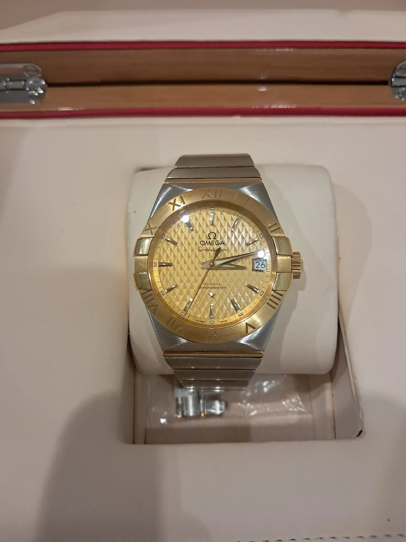 오메가 컨스틸레이션 18k 콤비 사진 4