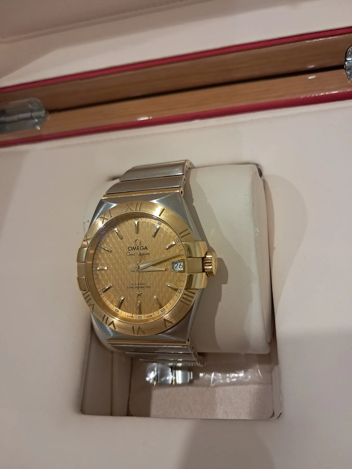 오메가 컨스틸레이션 18k 콤비 사진 5