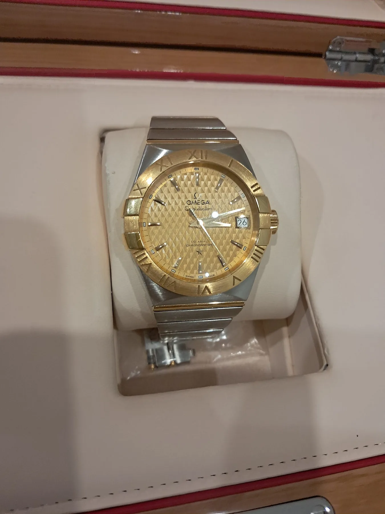 오메가 컨스틸레이션 18k 콤비 사진 6