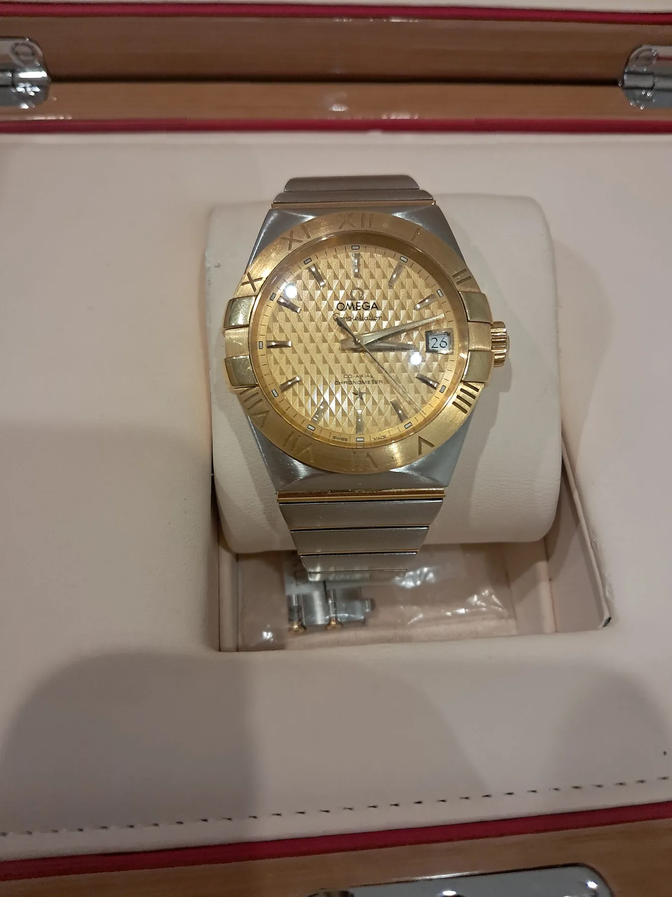 오메가 컨스틸레이션 18k 콤비 사진 7