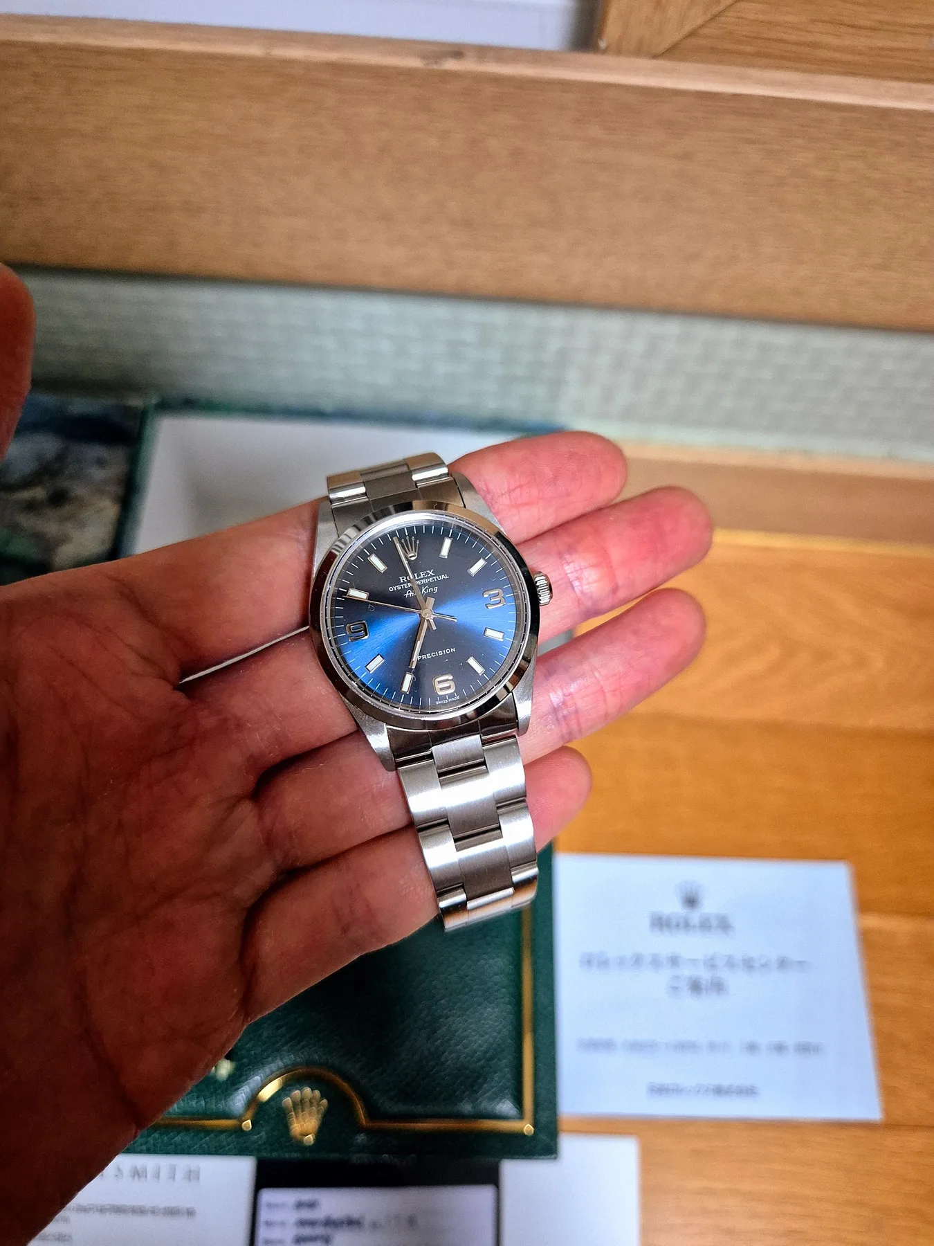 롤렉스 에어킹 14000M 369청판 2001 사진 4