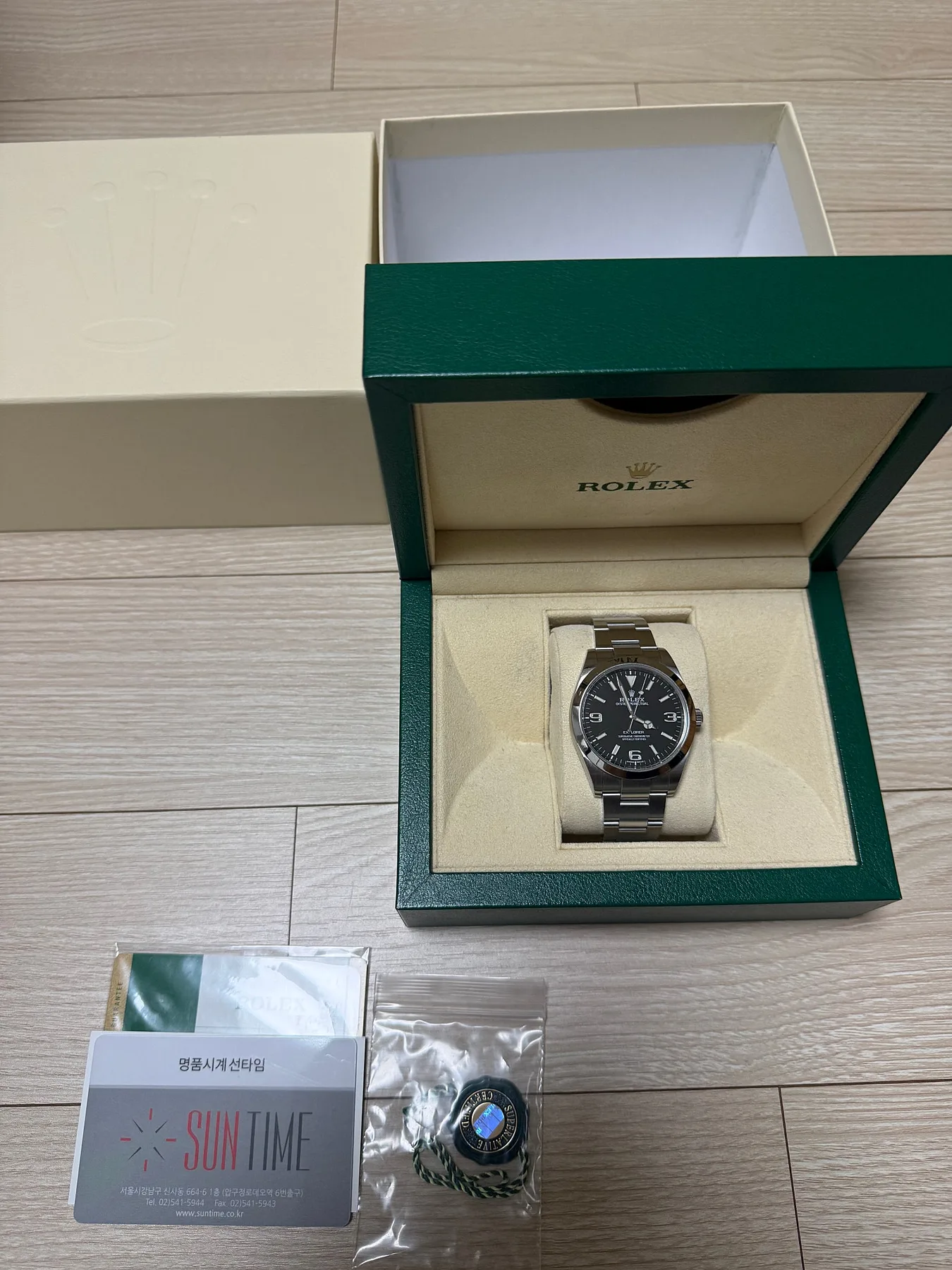 롤렉스 익스플로러 39mm 214270 2019 사진 1