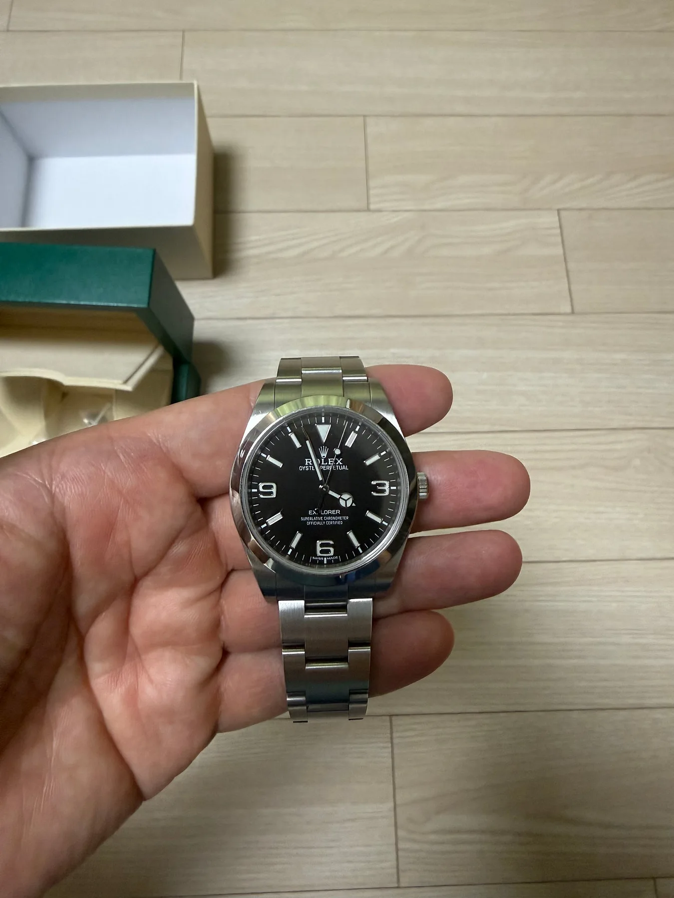롤렉스 익스플로러 39mm 214270 2019 사진 2
