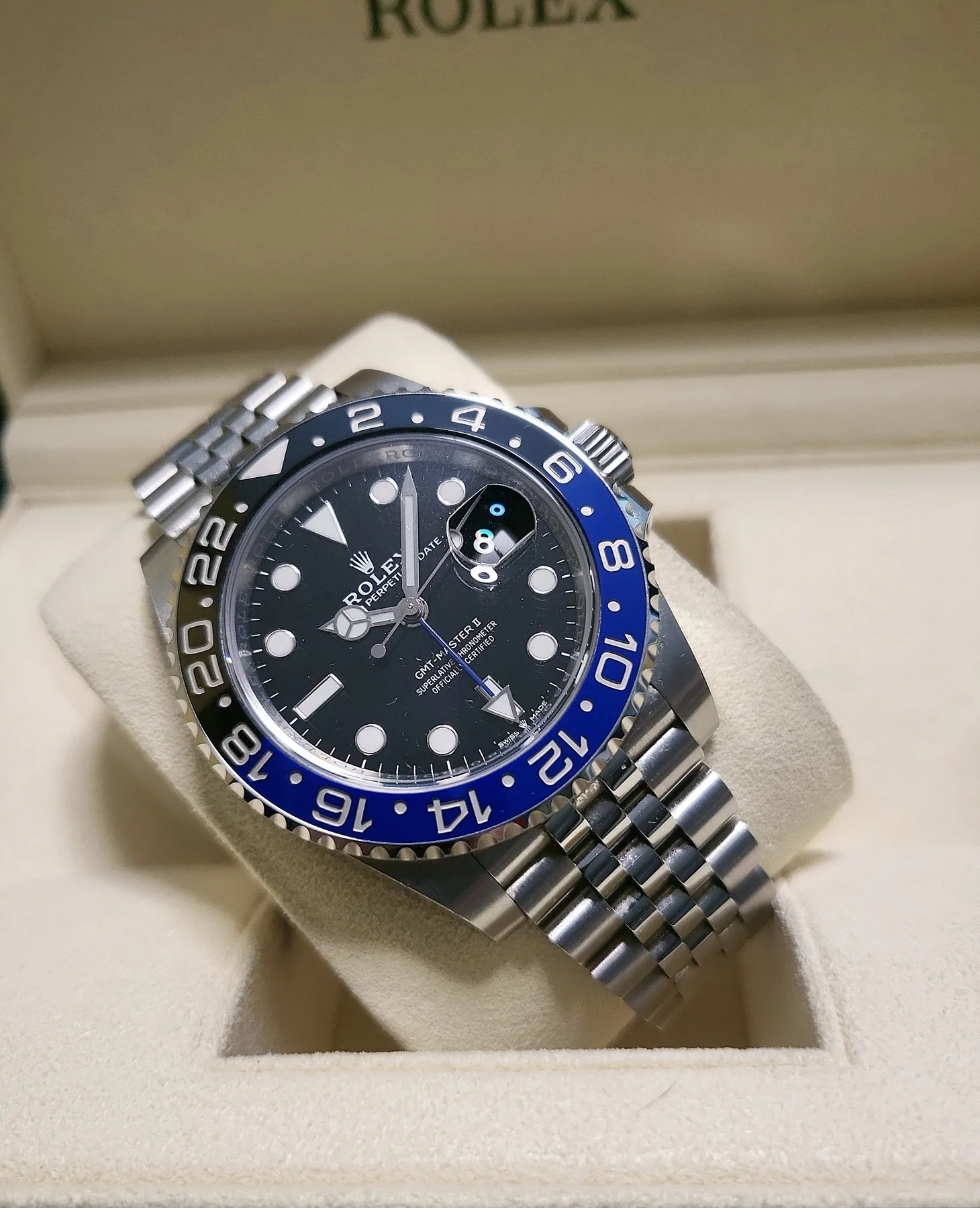 롤렉스 GMT MASTER 2 배트걸 126710BLNR 2024 사진 2