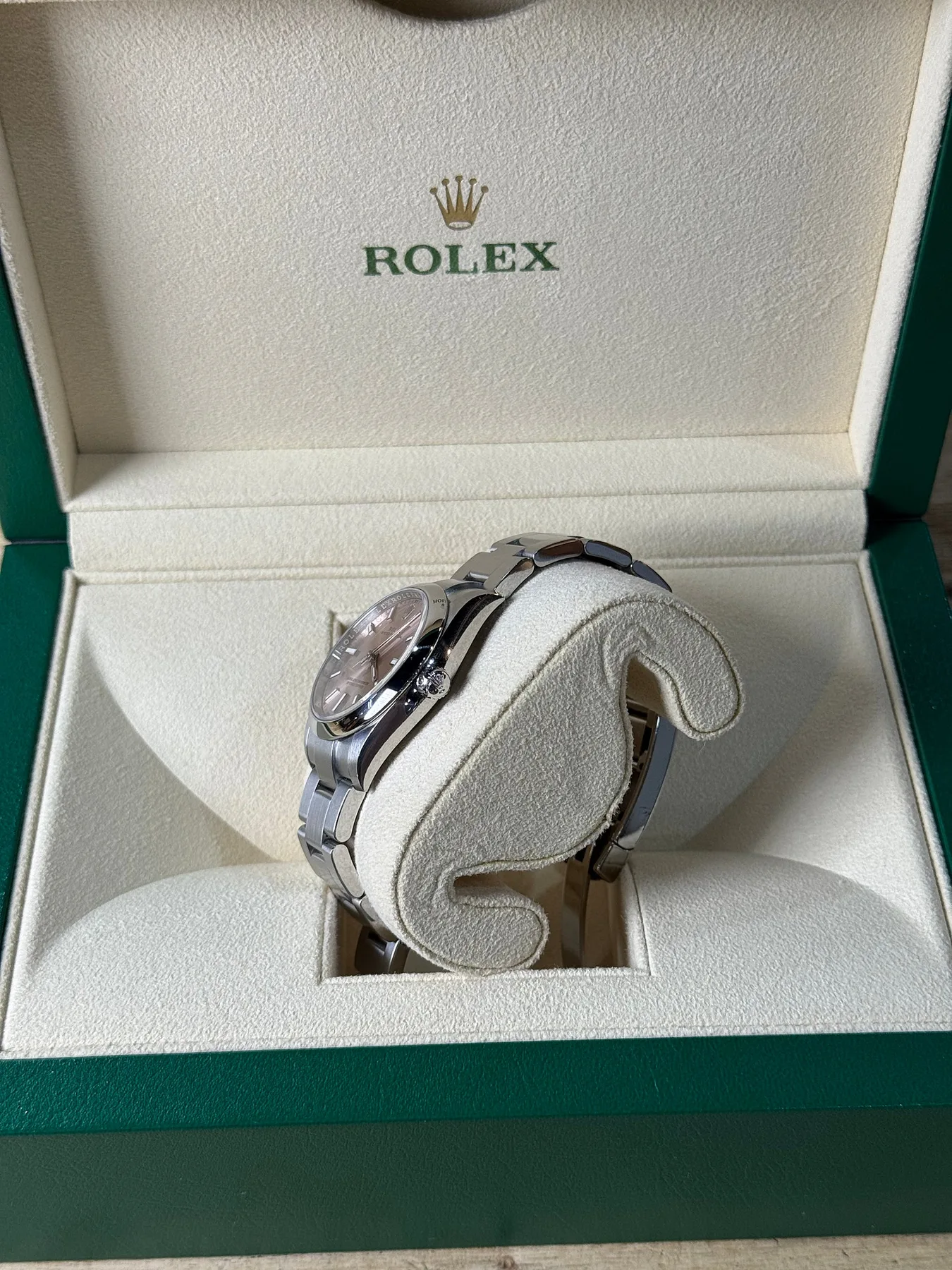 롤렉스 오이스터 퍼페츄얼 핑크판 34mm 2022 사진 2