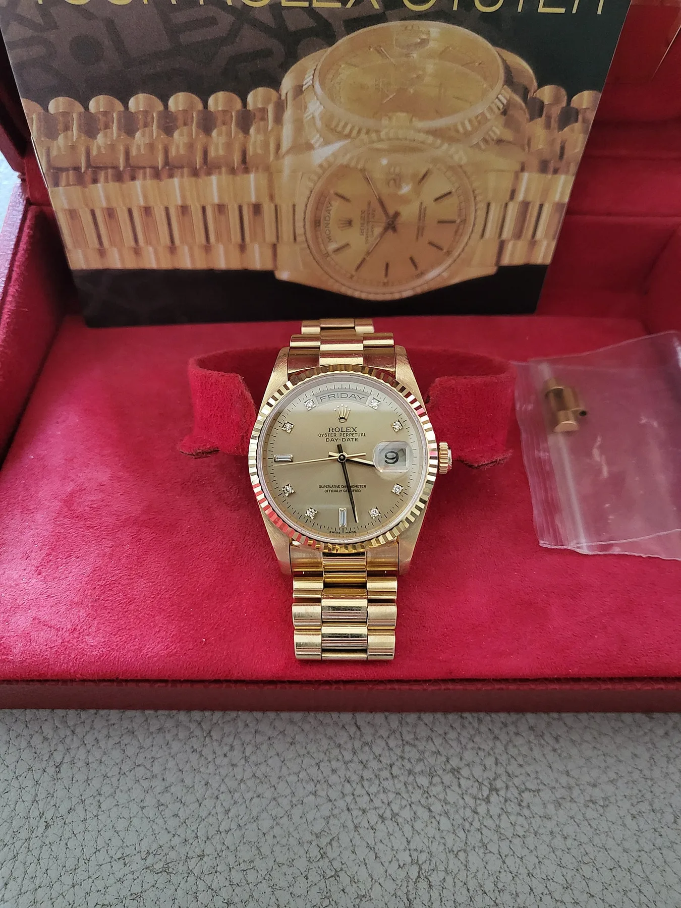 롤렉스 18238 데이데이트 금통 36mm 사진 4