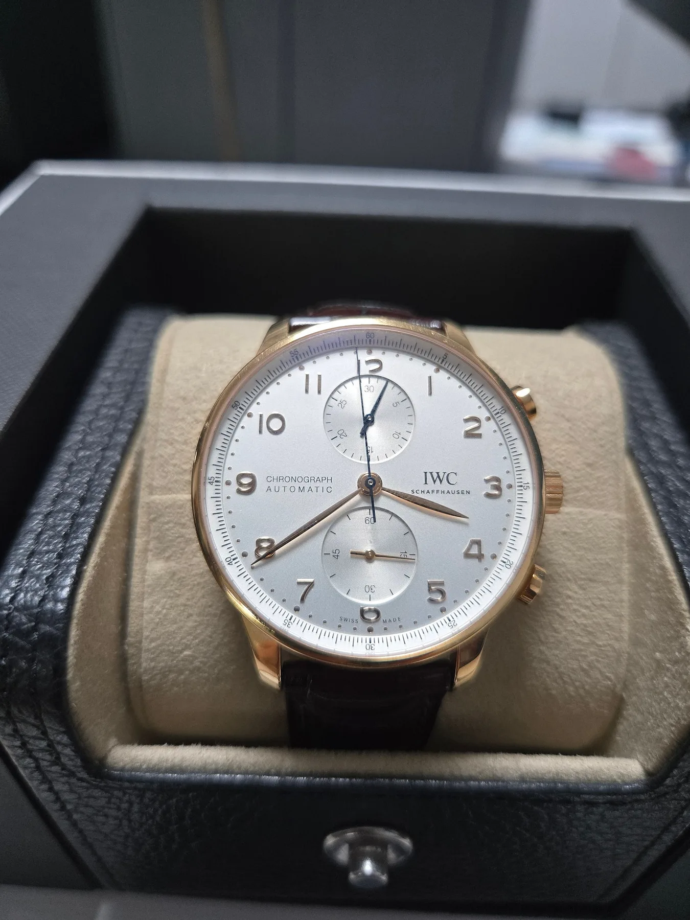 IWC 포르투기저 크로노그래프 로골 금통 2021 사진 3