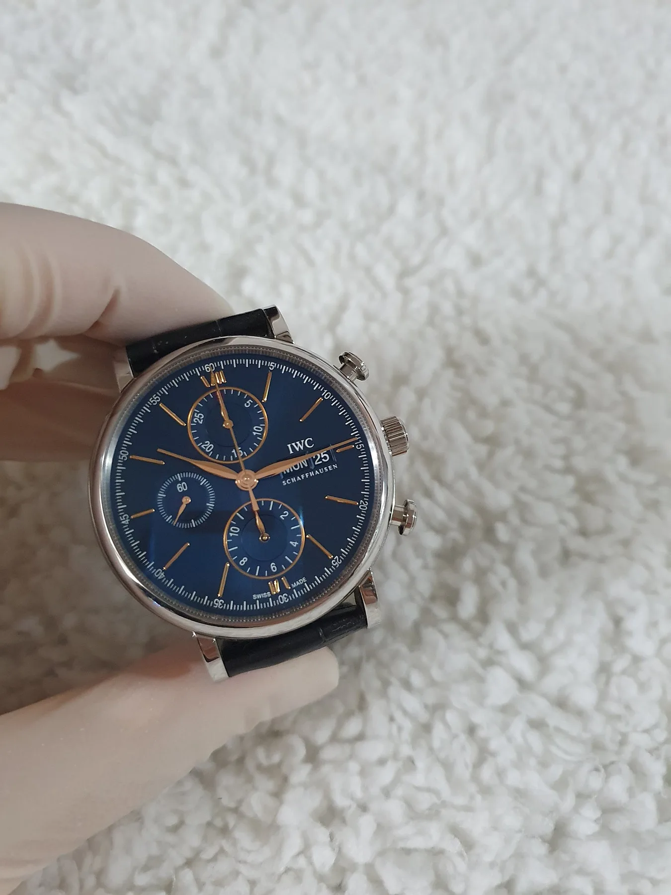 IWC 포르토피노 크로노그래프 42mm 청판 2023 사진 3
