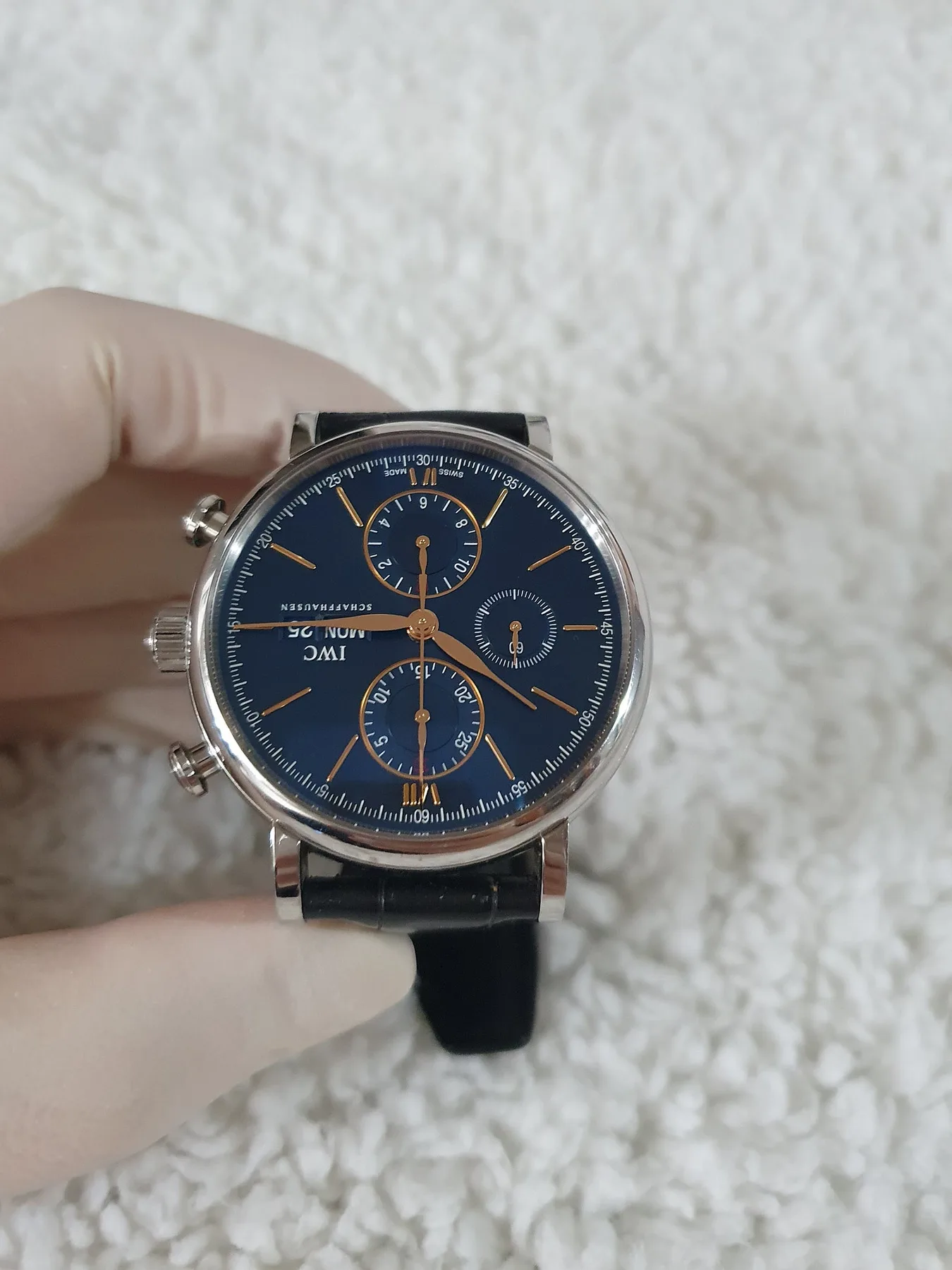 IWC 포르토피노 크로노그래프 42mm 청판 2023 사진 4