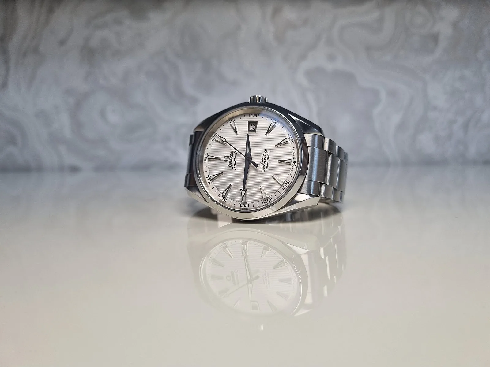 오메가 씨마스터 아쿠아테라 화이트판 41mm 2013 사진 4