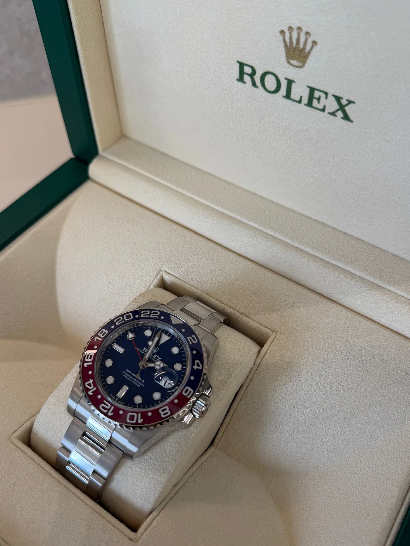 롤렉스 GMT MASTER 펩시 화이트골드 2023년식 2023 사진 2