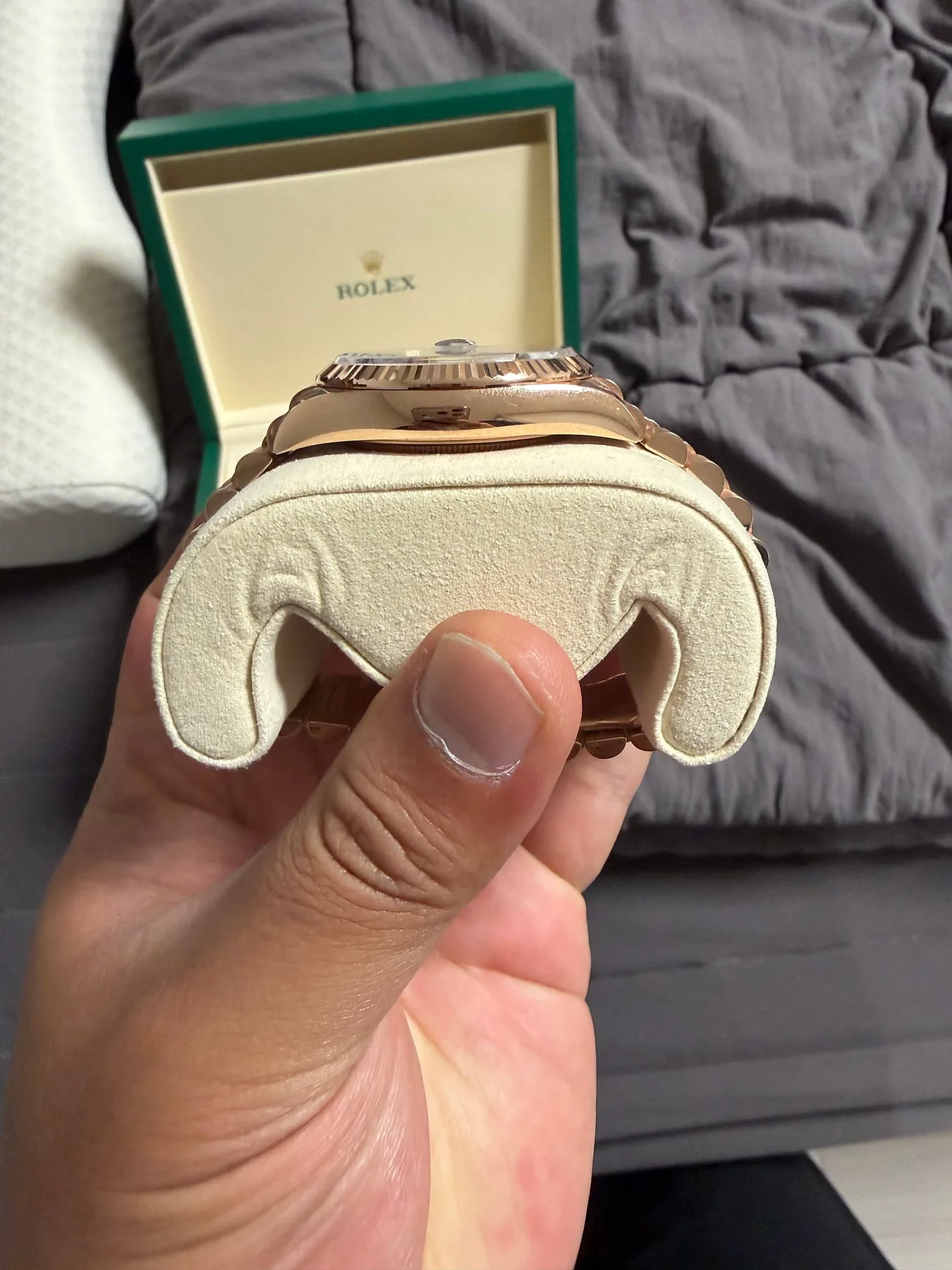 롤렉스 데이데이트 로즈골드 올리브그린 36mm 2025 사진 5
