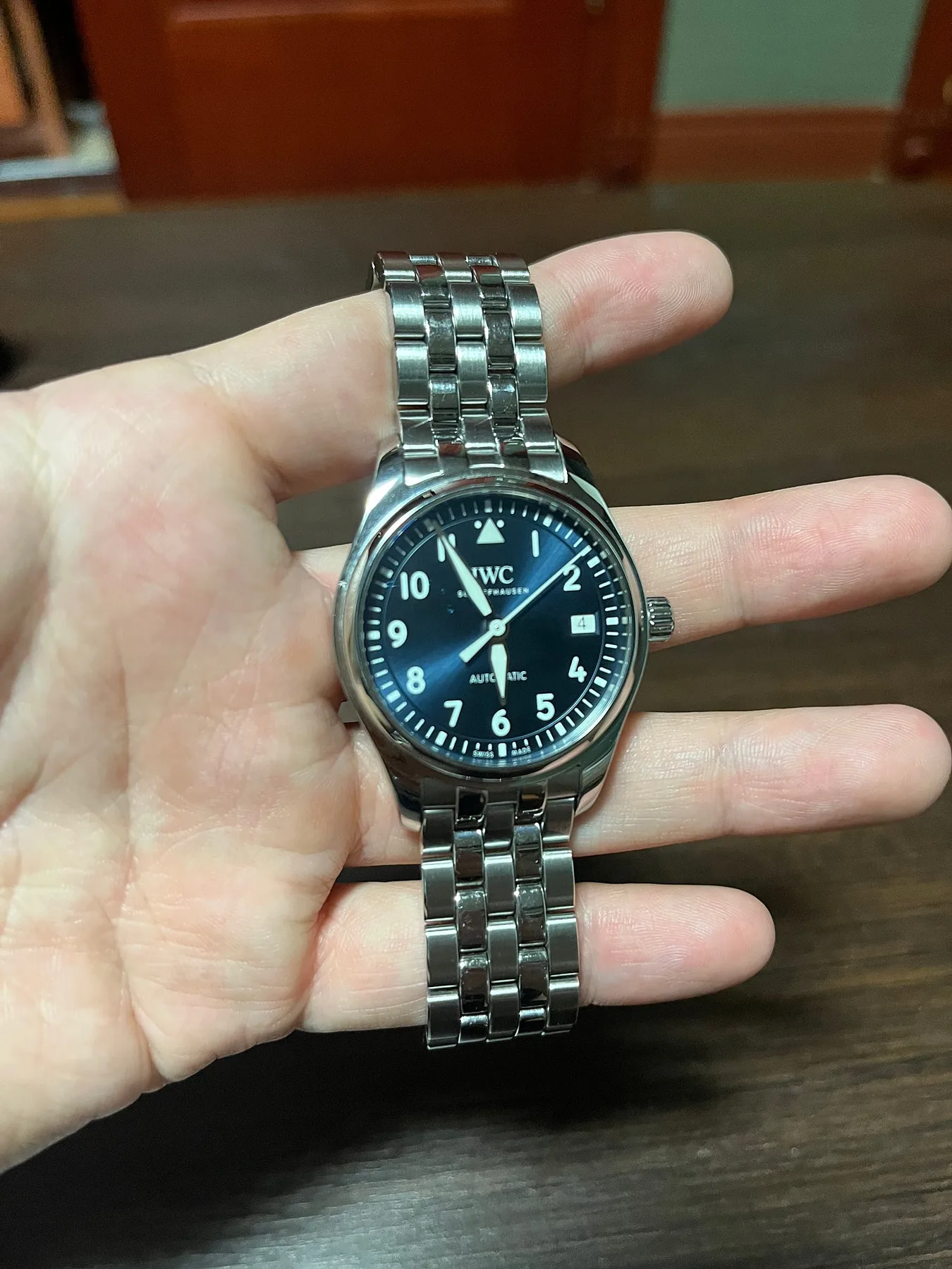 IWC 파일럿 36 구형 청판 2022 사진 2