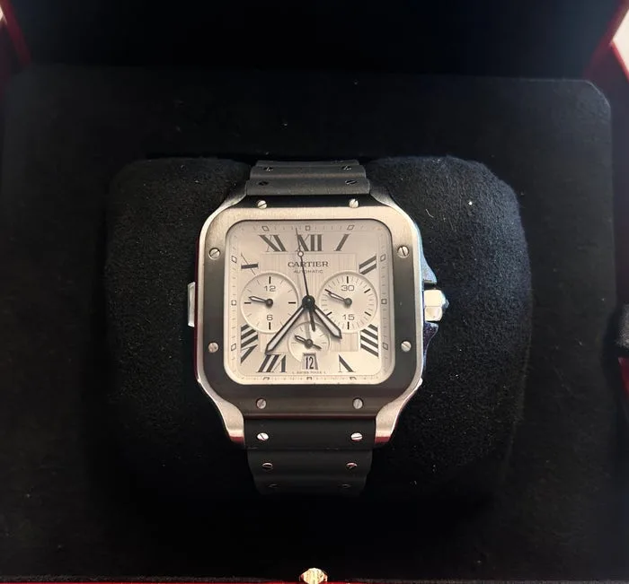 까르띠에 산토스 드 크로노그래프 WSSA0017 2021 사진 1