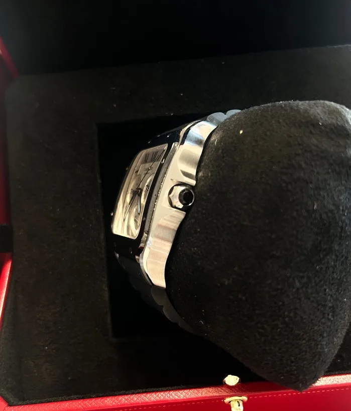 까르띠에 산토스 드 크로노그래프 WSSA0017 2021 사진 3