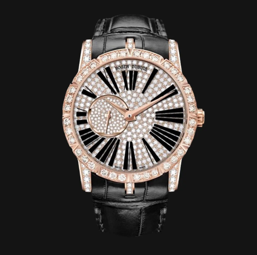 로저드뷔 엑스칼리버 DBEX0405 한정판 풀파베 42mm 금통 브레이슬릿 2023 사진 4
