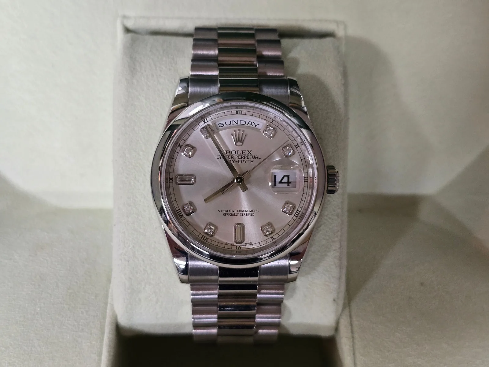 롤렉스 데이데이트 36 화이트골드 2009 사진 2