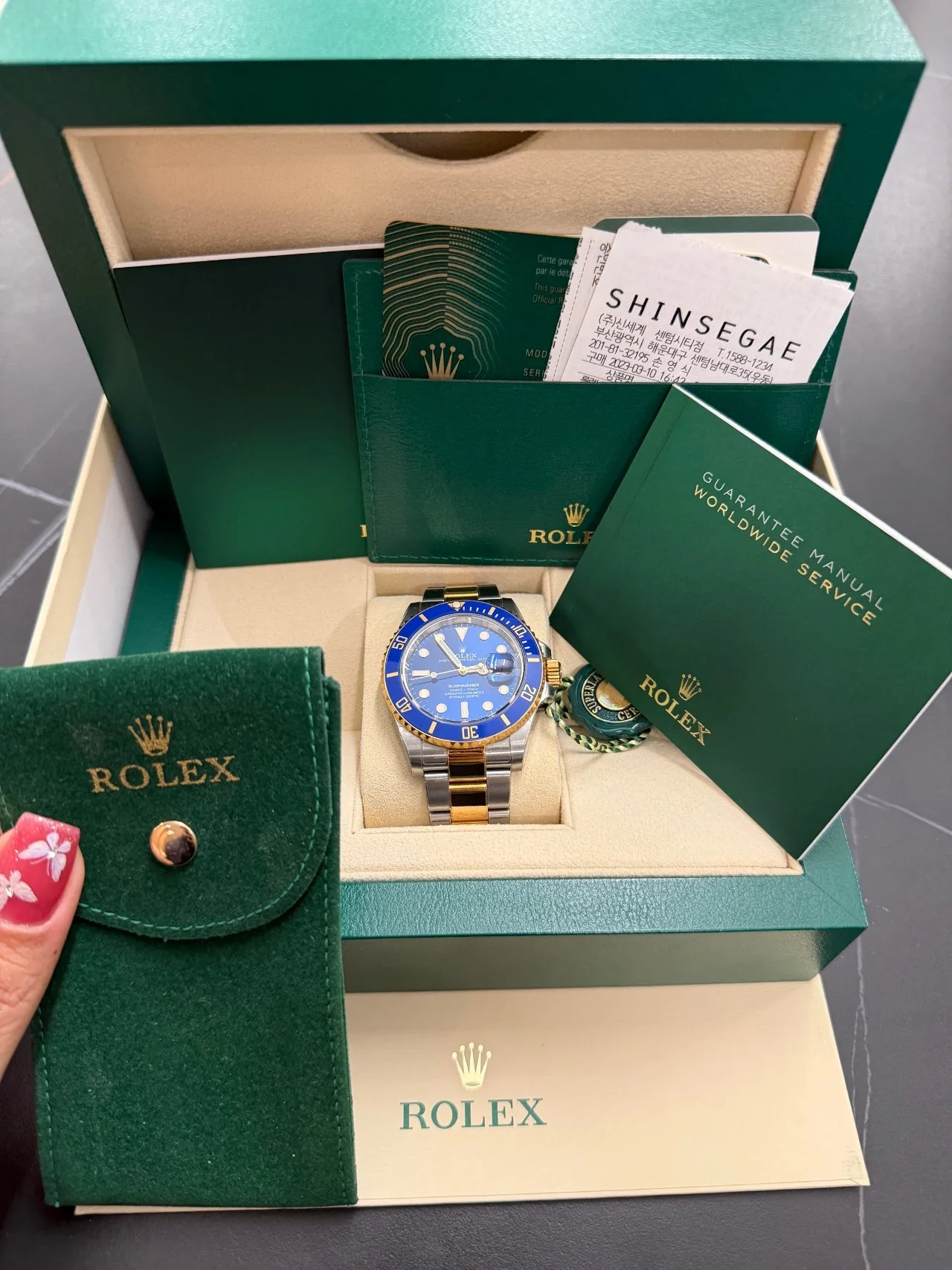 롤렉스 서브마리너 청콤 41mm 2023 사진 5