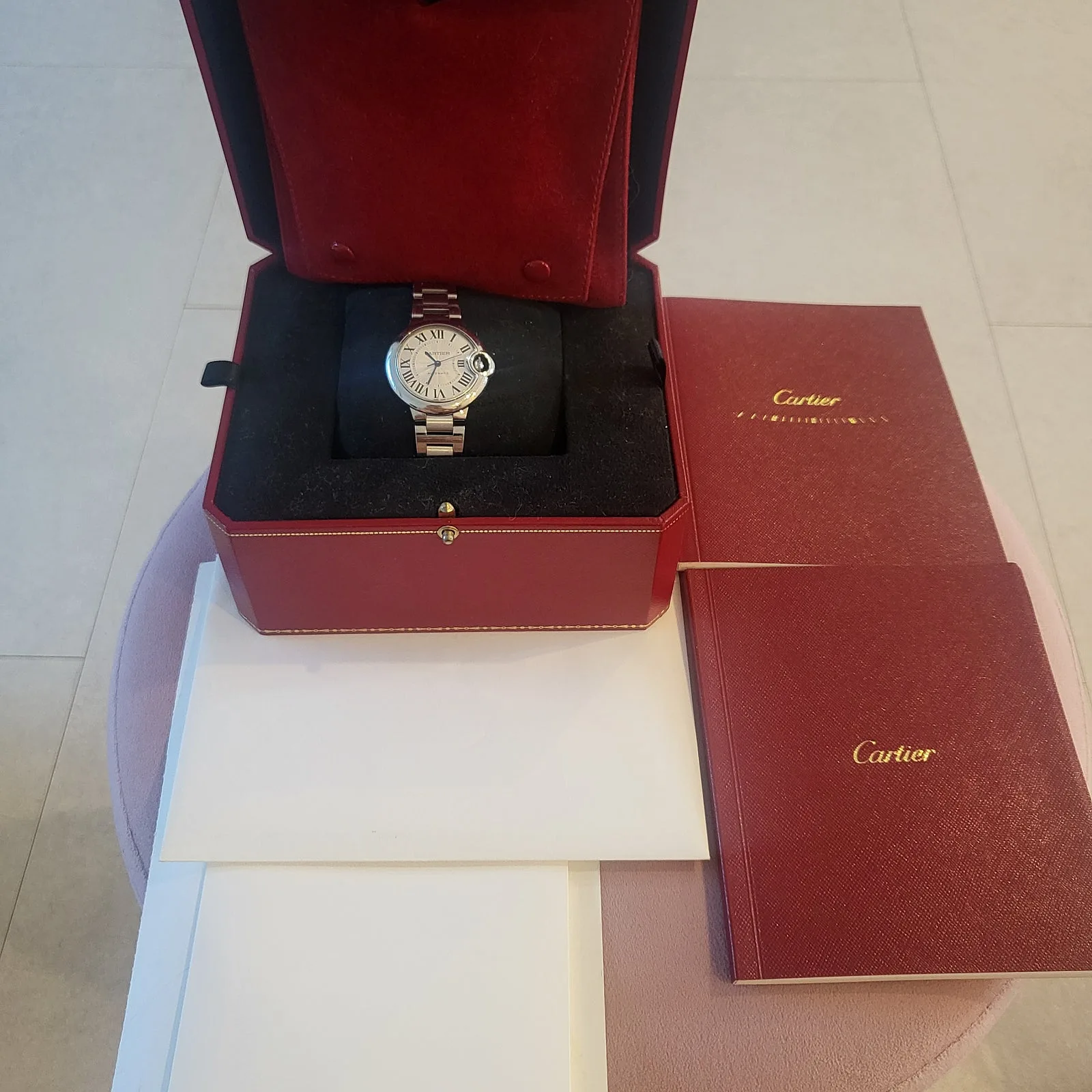 까르띠에 발롱블루 33mm 2018 사진 5