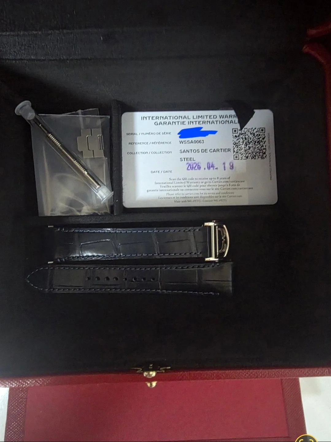 까르띠에 산토스 청판 미디움 2026 사진 5
