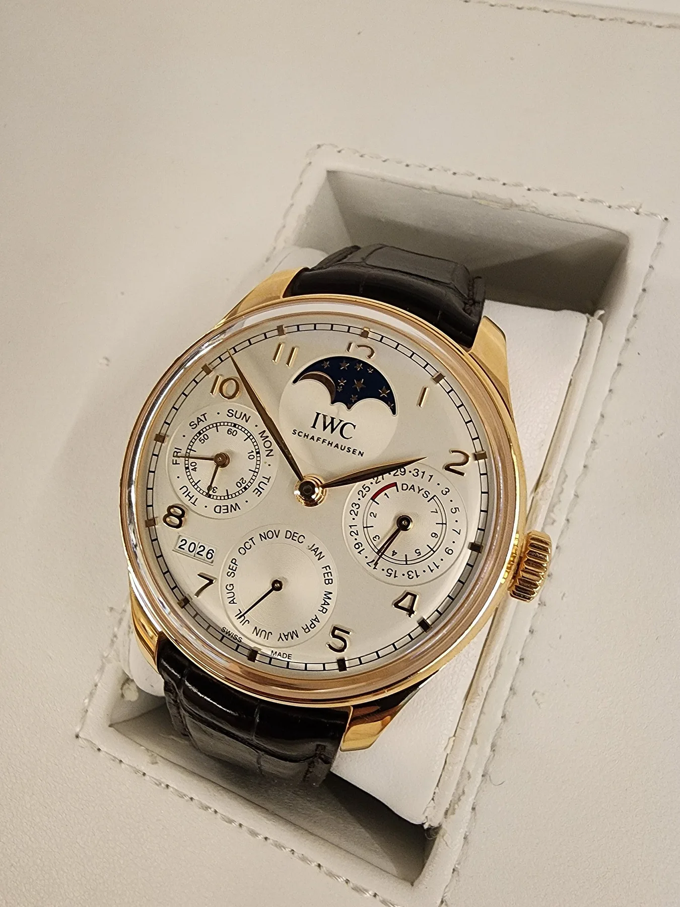 IWC 퍼페츄얼 캘린더 로즈골드 2018 사진 2