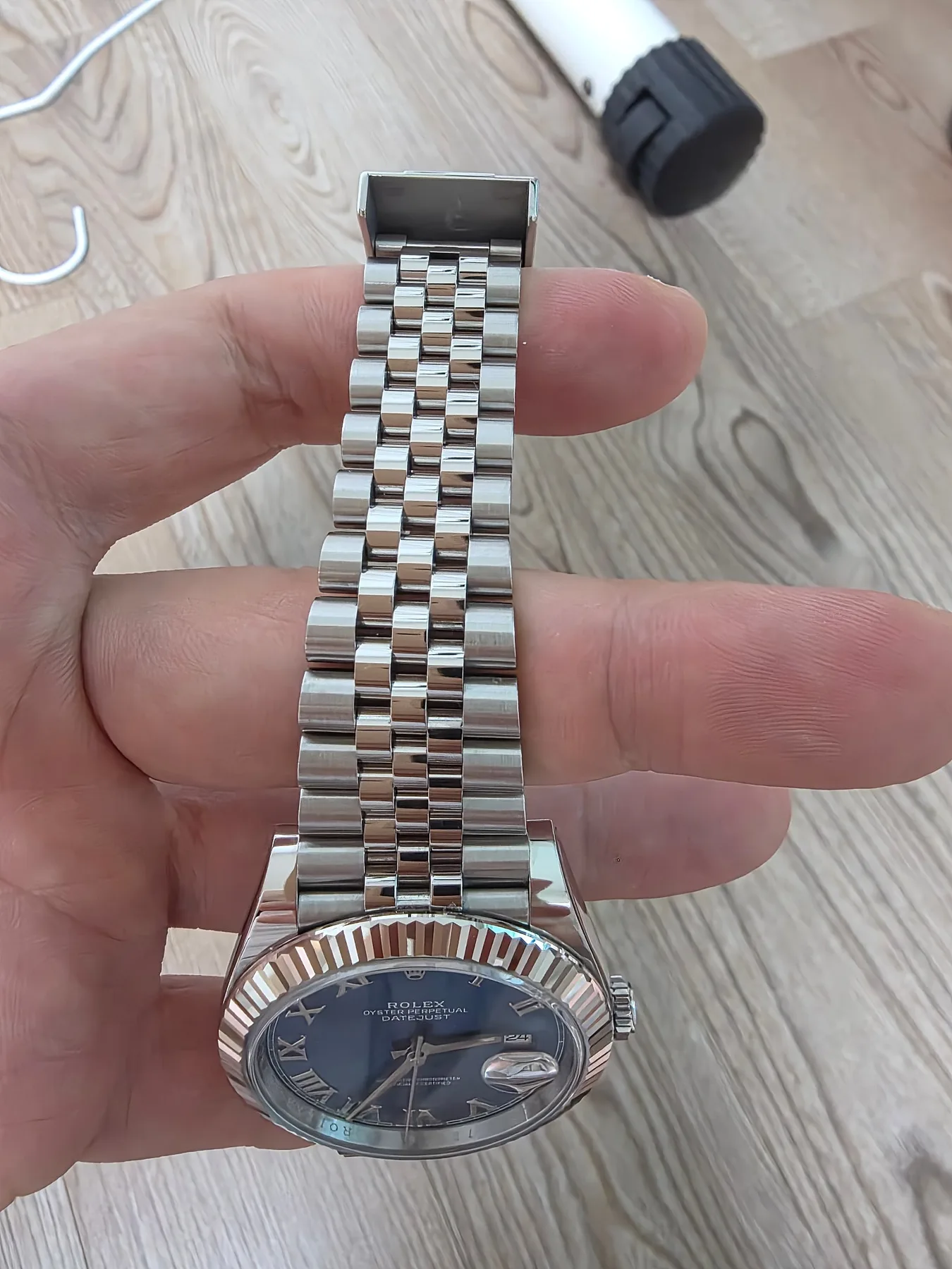 롤렉스 데이저스트 41mm 플루티드 쥬빌레 청판 2025 사진 6