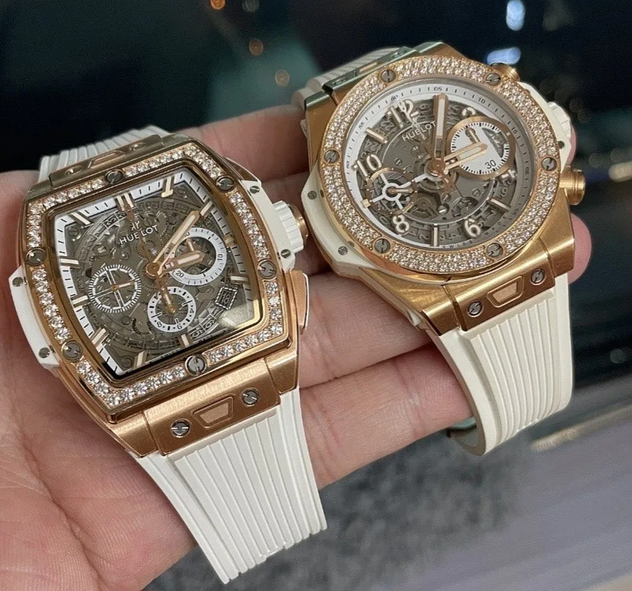위블로 유니코 빅뱅 로즈골드 베젤다이아 42mm 2021 사진 1