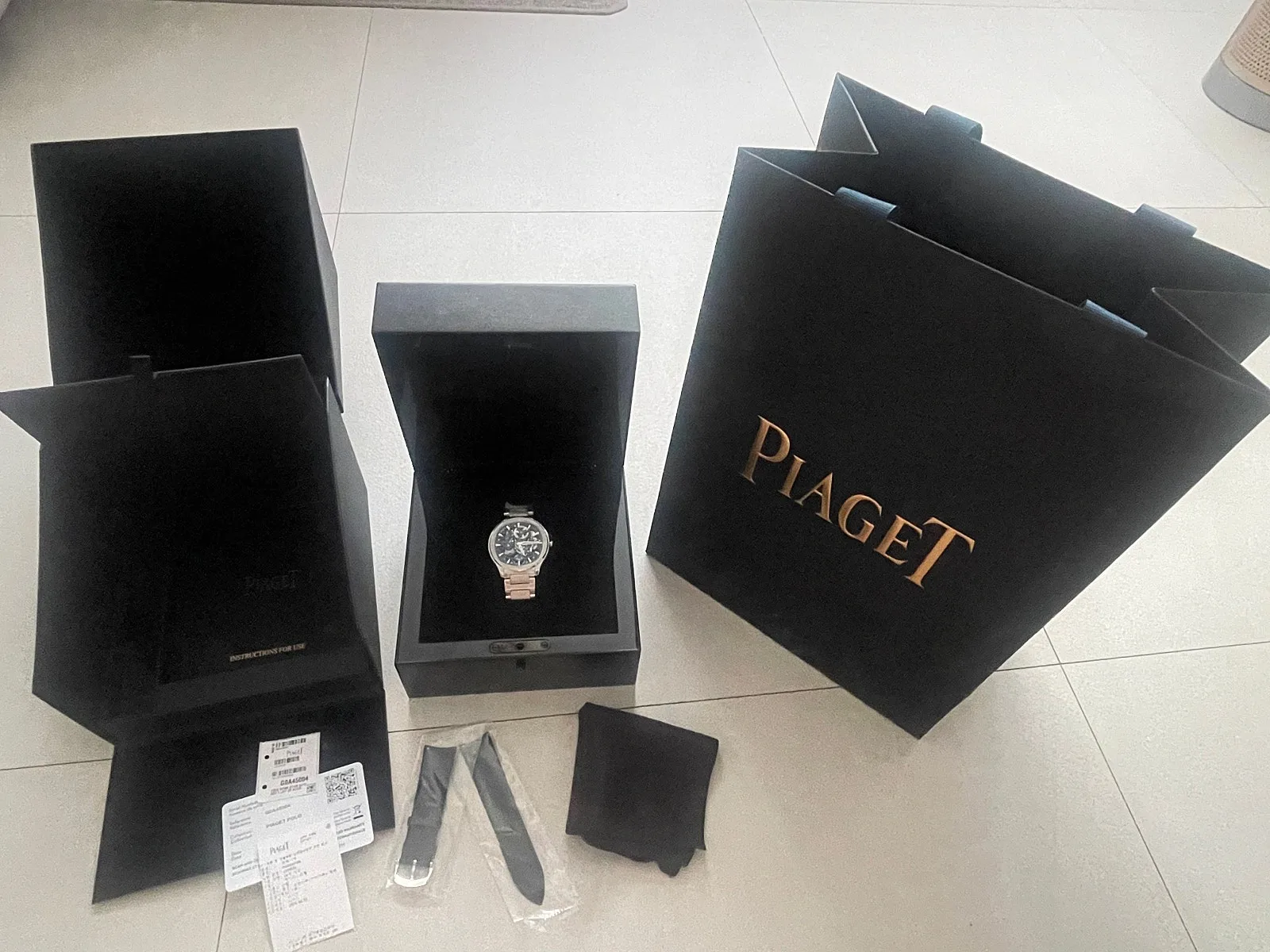 피아제 폴로 스켈레톤 청판 42mm 2026 사진 5