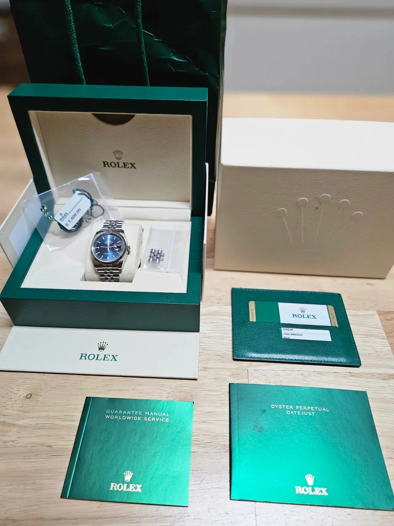 롤렉스 데이저스트 36mm 청판바 2019 사진 6