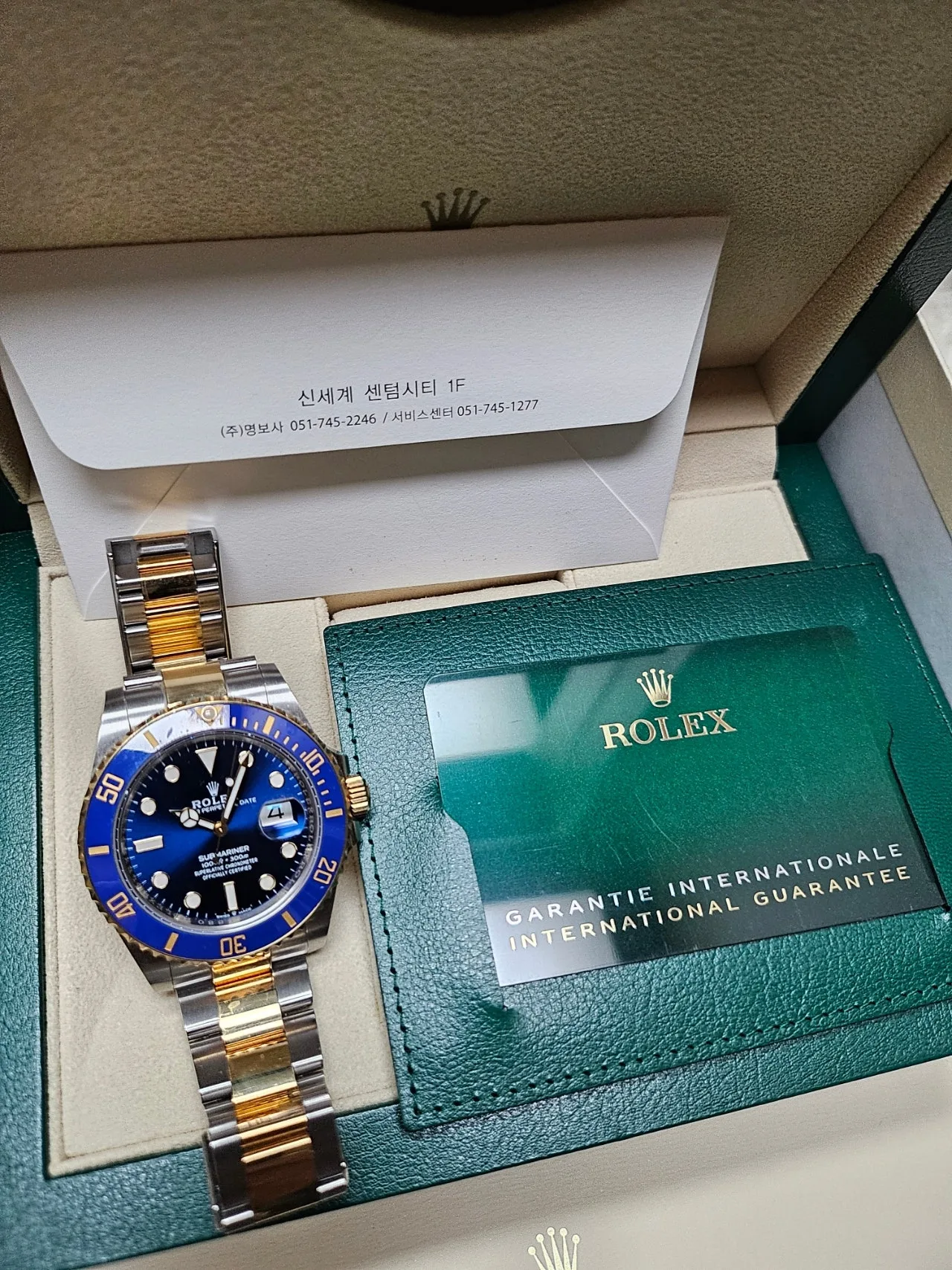 롤렉스 서브마리너 청콤 41mm 2024 사진 2