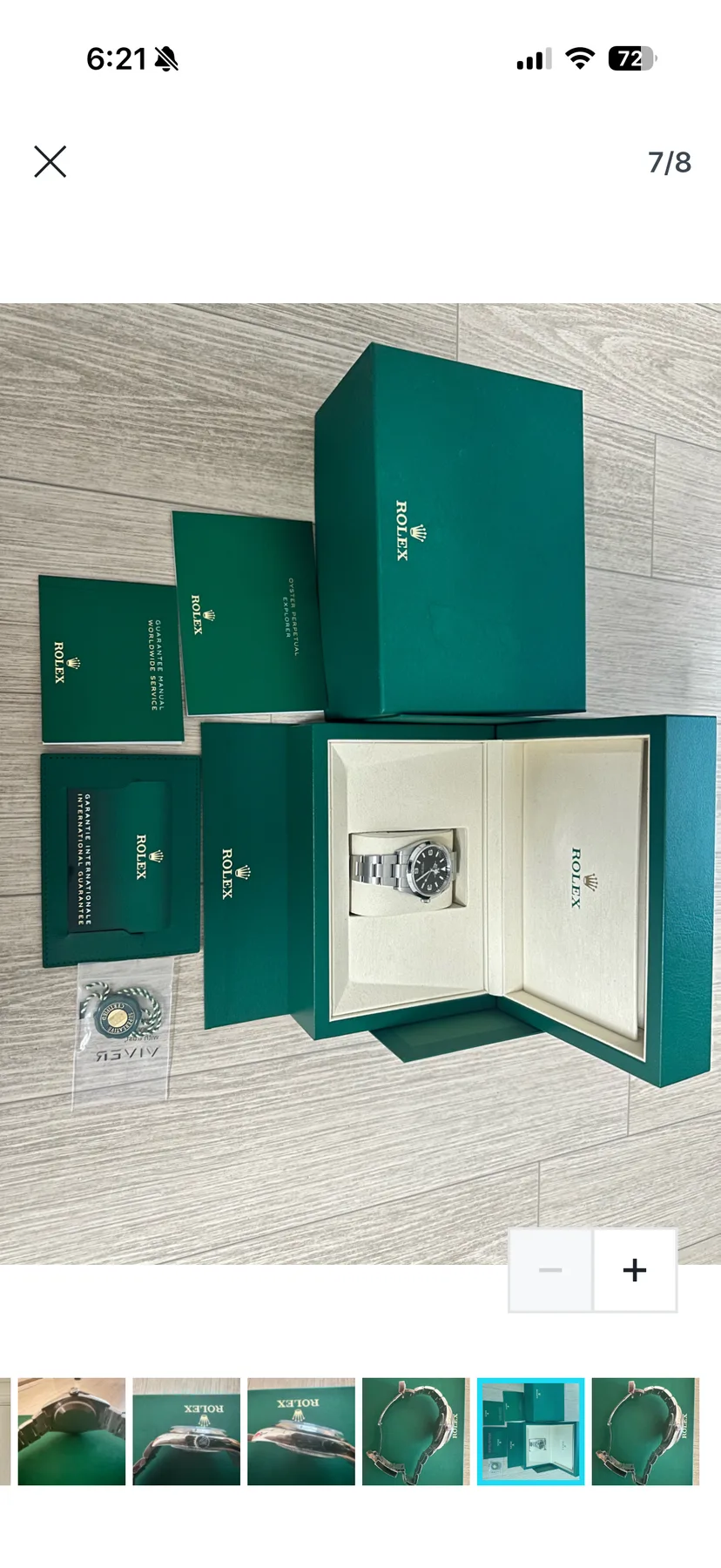 롤렉스 익스플러어1 36mm 124270 2025 사진 6