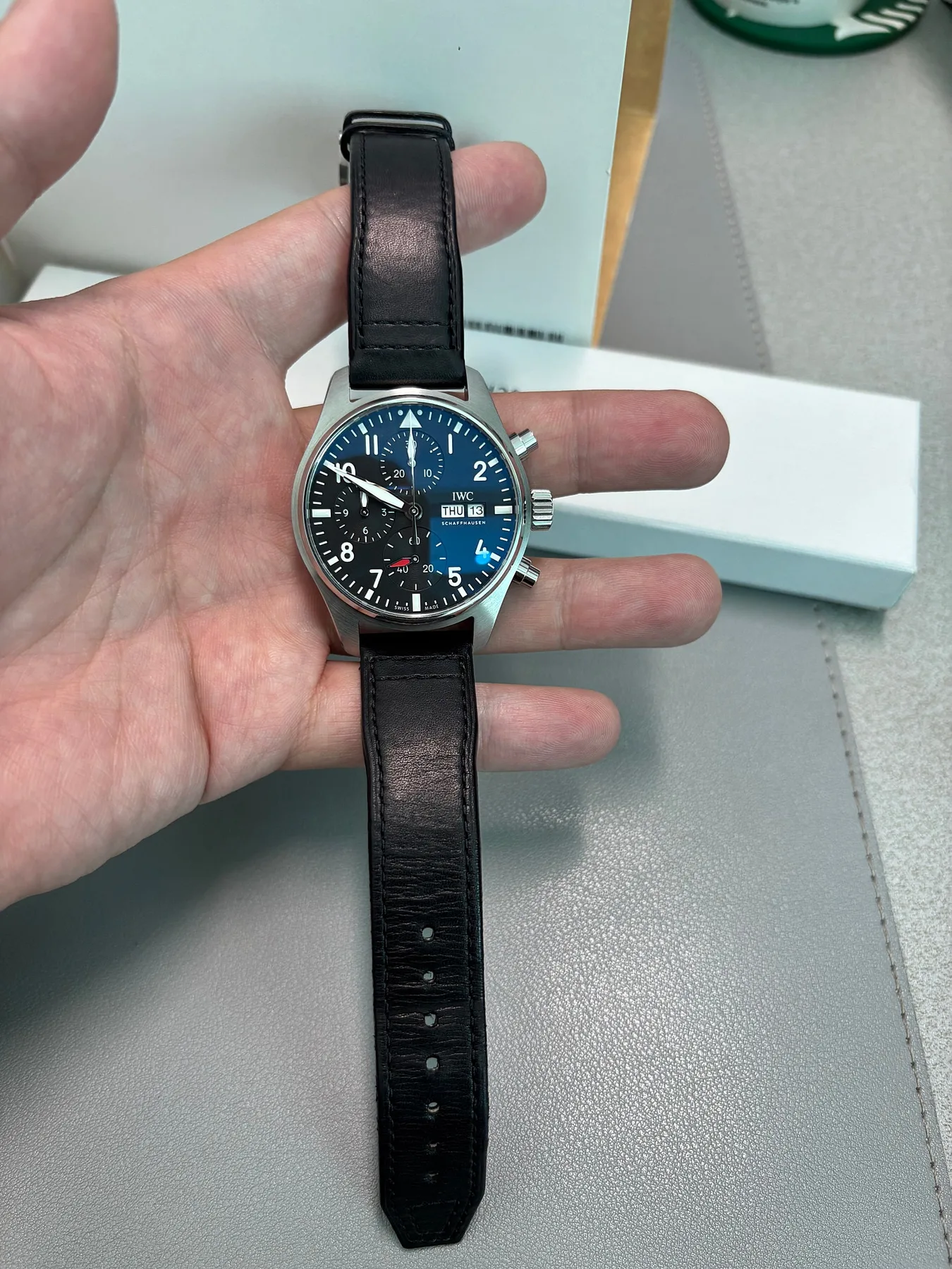 IWC 파일럿 크로노그래프 41 검판 2024 사진 2