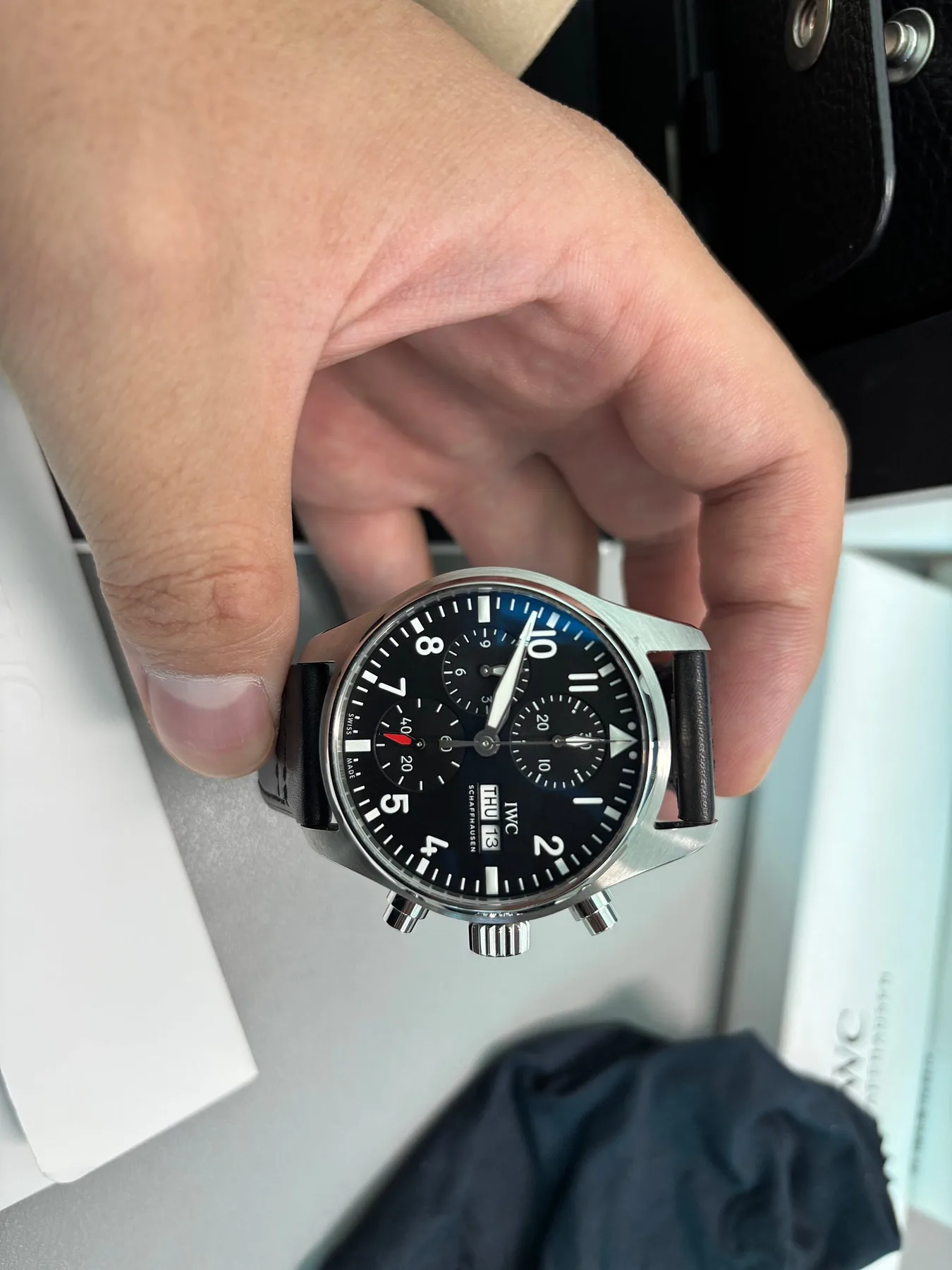 IWC 파일럿 크로노그래프 41 검판 2024 사진 3