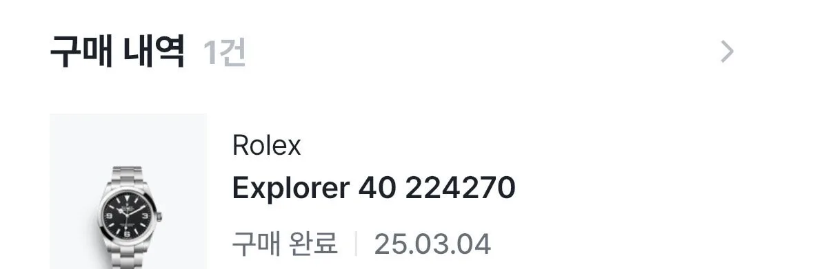 롤렉스 익스플로러1 224270 2025 사진 5