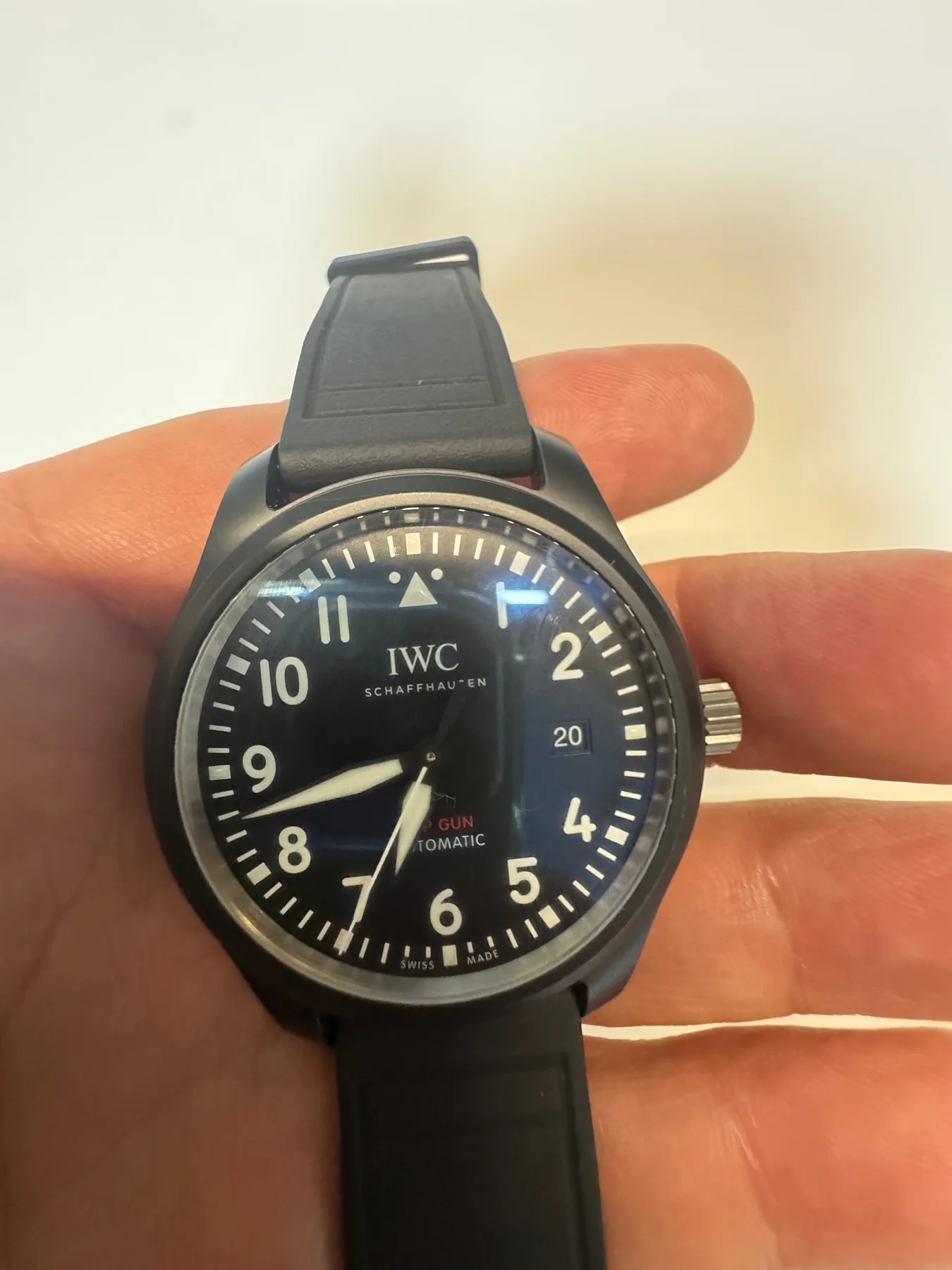 IWC 퍼일럿워치 오토매틱 탑건 IW326906 2026 사진 1