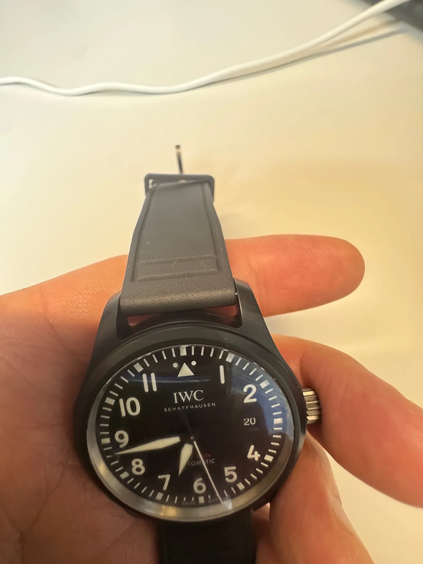 IWC 퍼일럿워치 오토매틱 탑건 IW326906 2026 사진 3